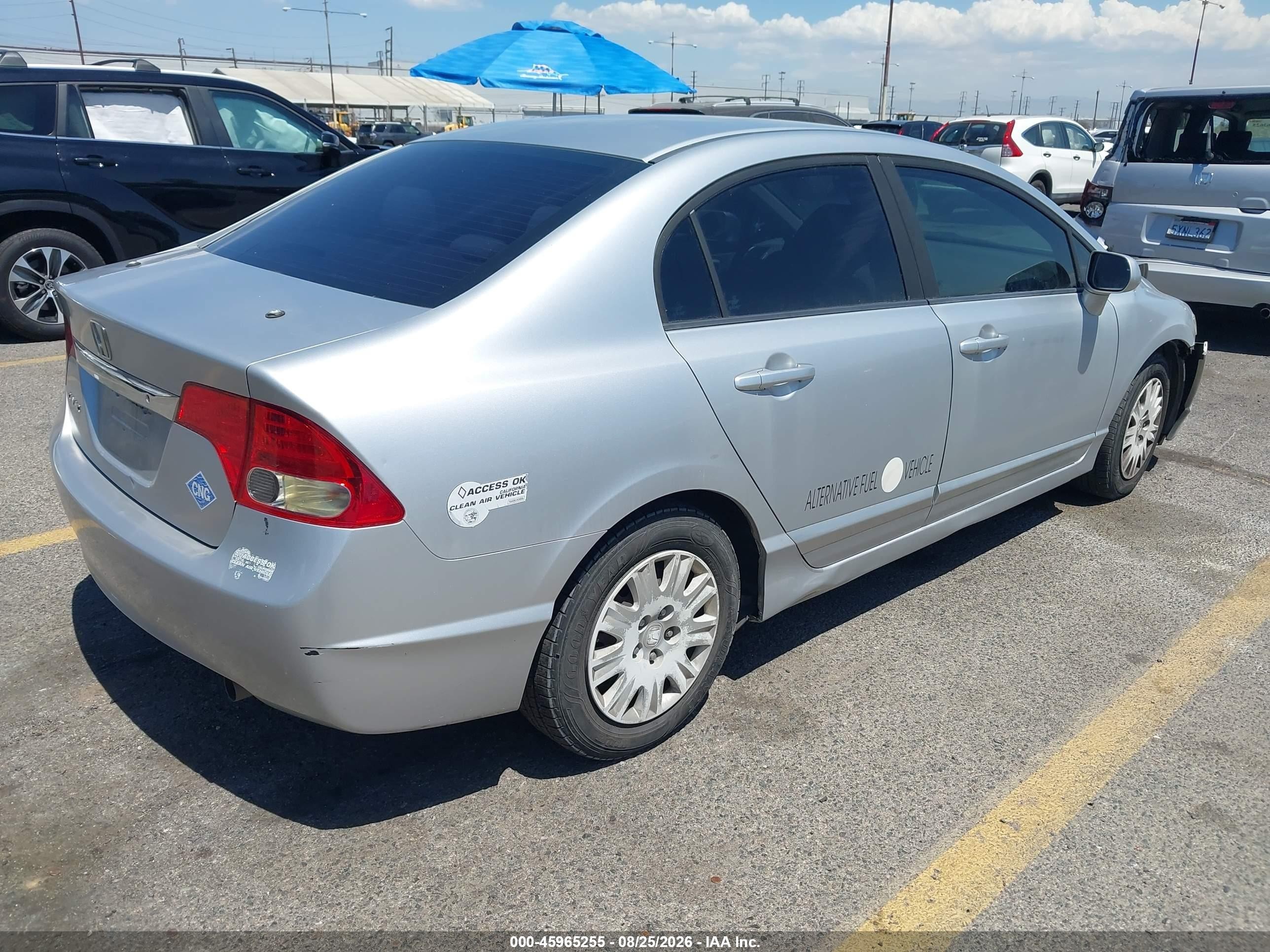 2009 Honda Civic Gx Silver vin: 1HGFA46519L000300
