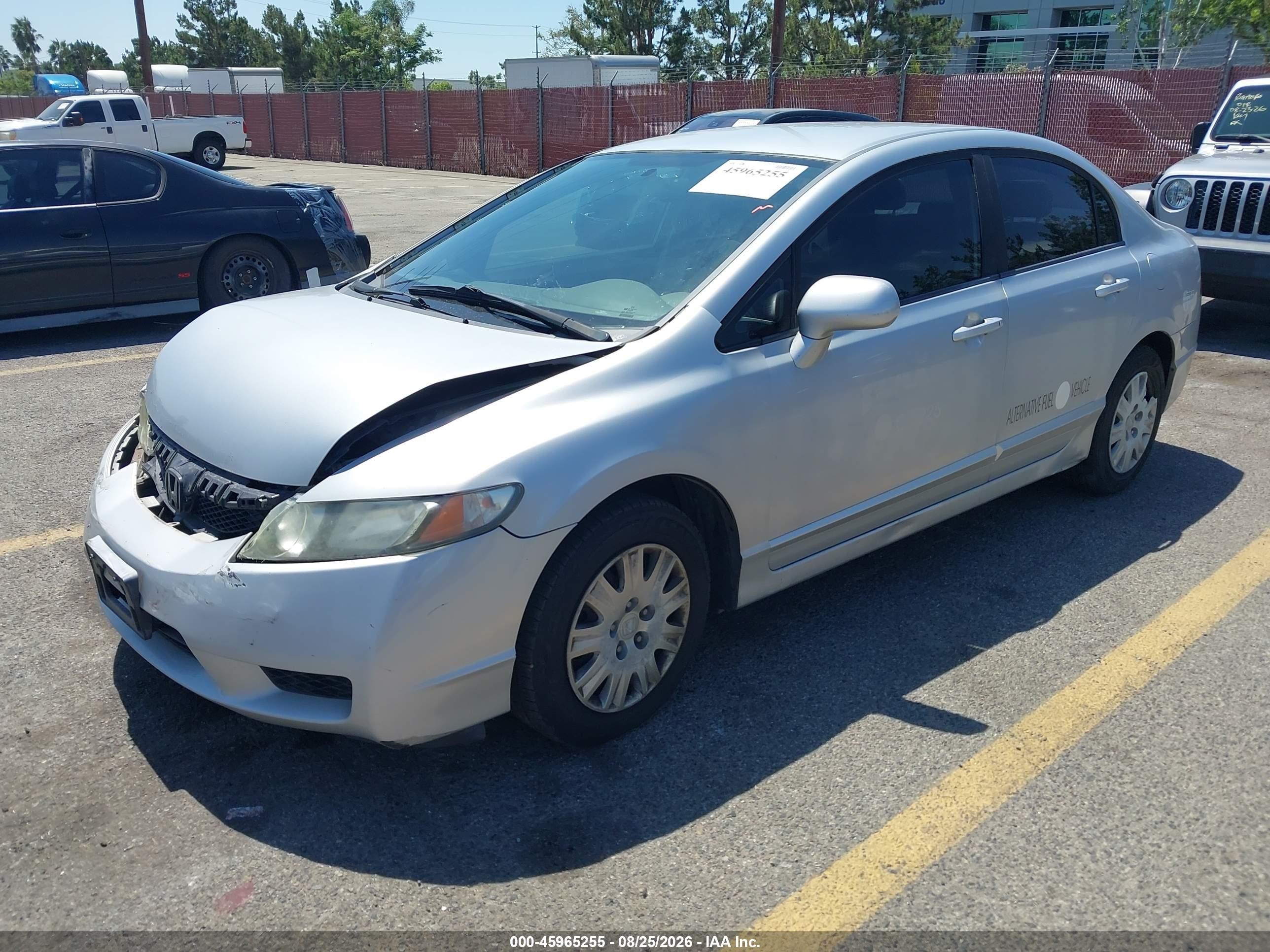 2009 Honda Civic Gx Silver vin: 1HGFA46519L000300