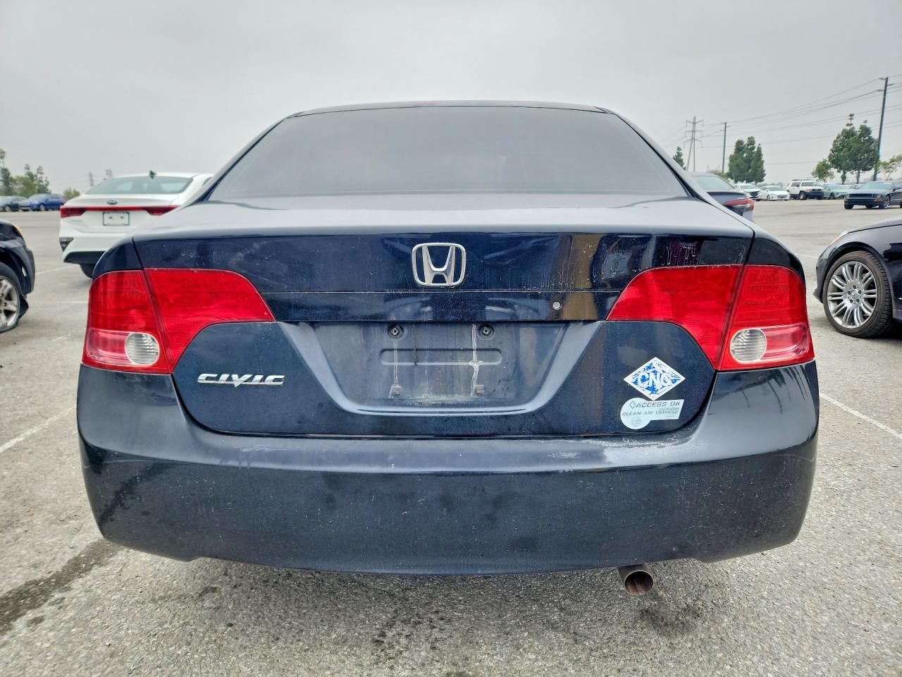 2008 Honda Civic Gx Black vin: 1HGFA46548L000726