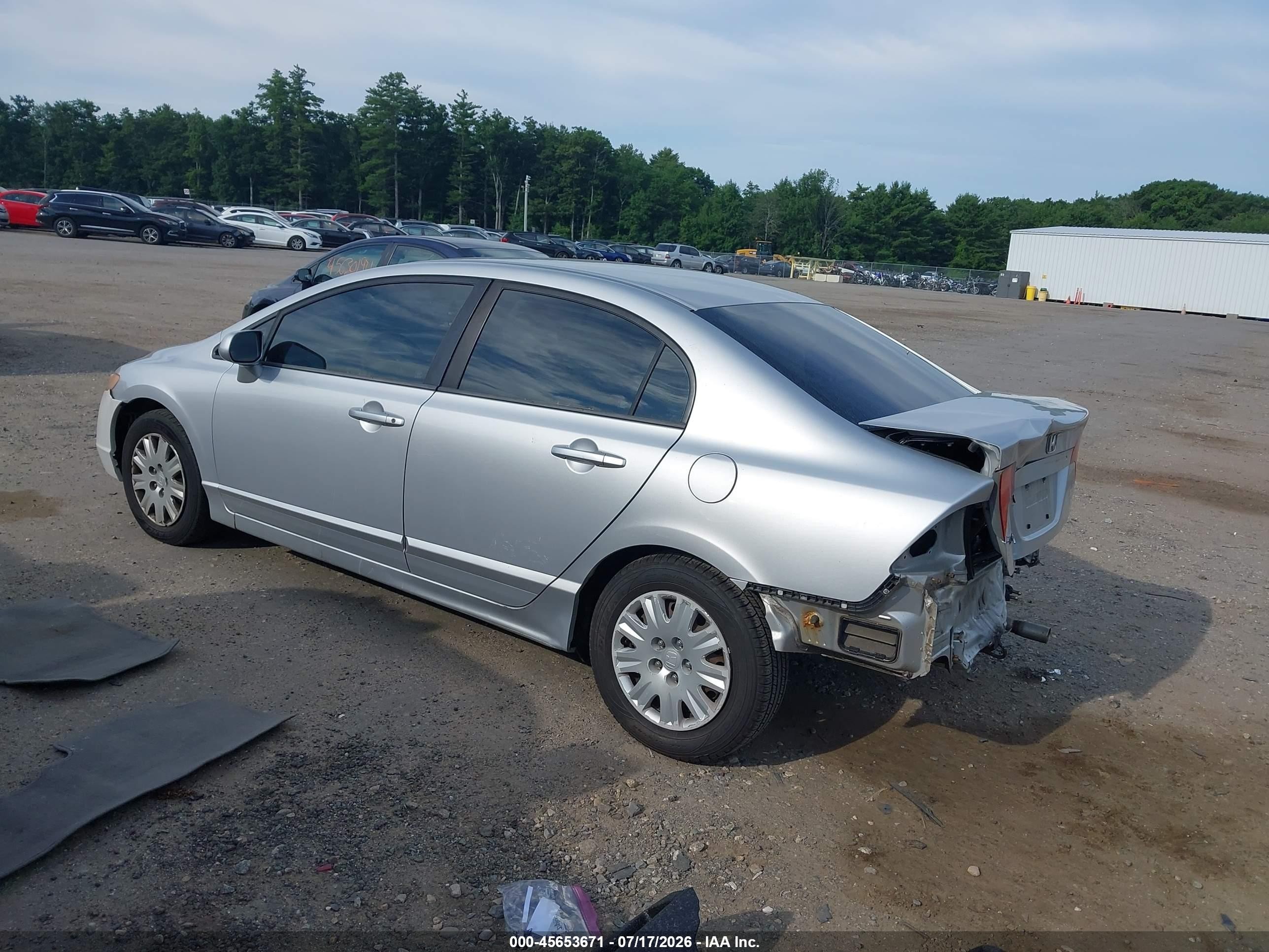 2007 Honda Civic Gx Silver vin: 1HGFA46557L000328