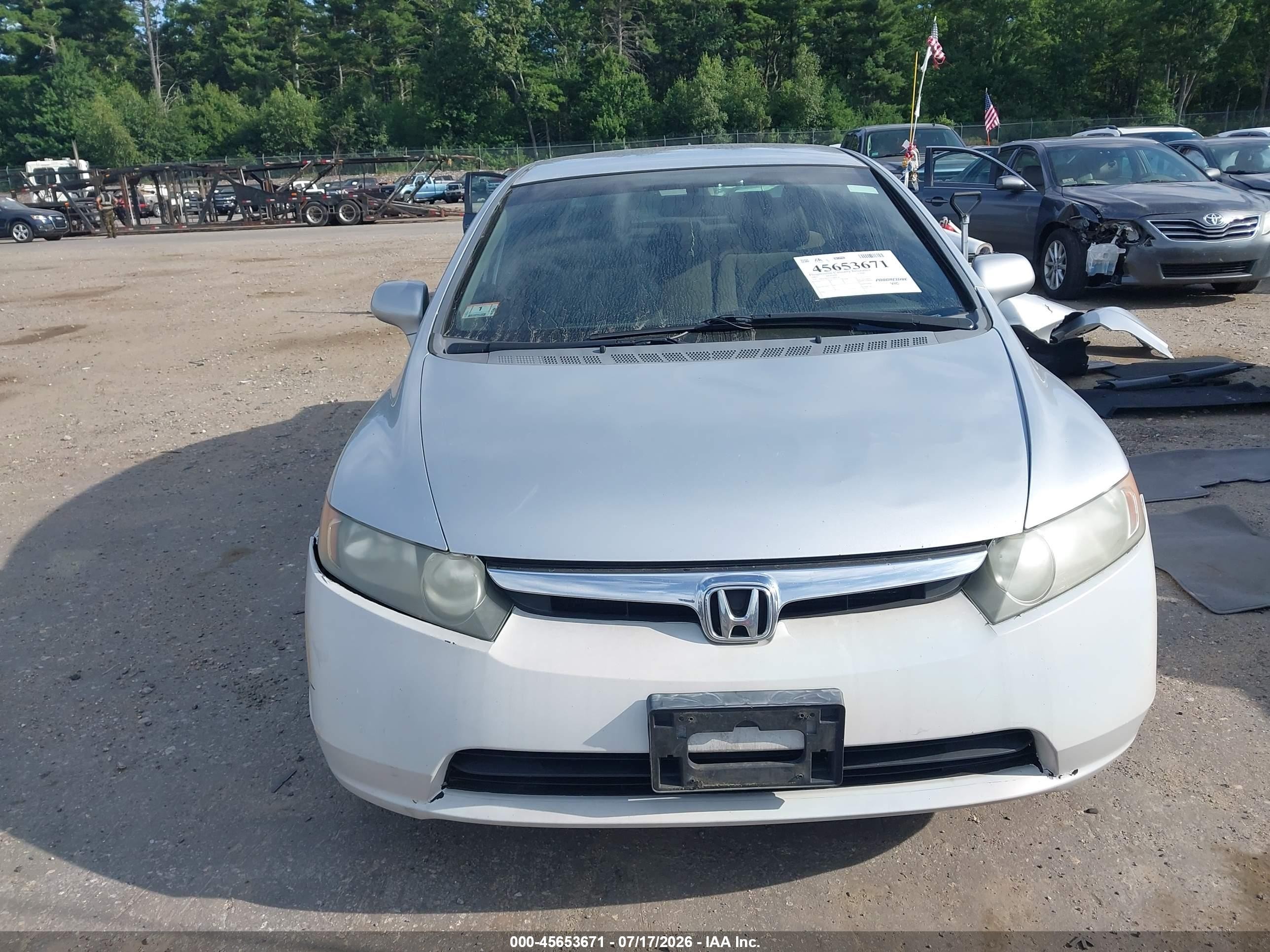 2007 Honda Civic Gx Silver vin: 1HGFA46557L000328