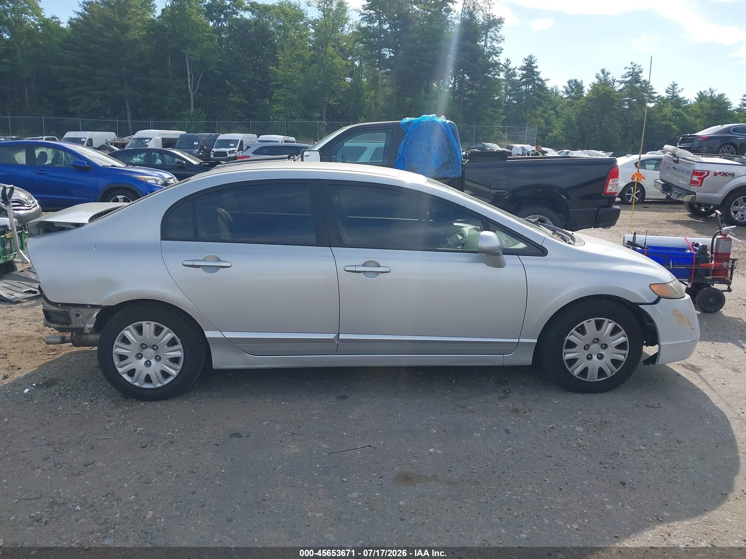 2007 Honda Civic Gx Silver vin: 1HGFA46557L000328