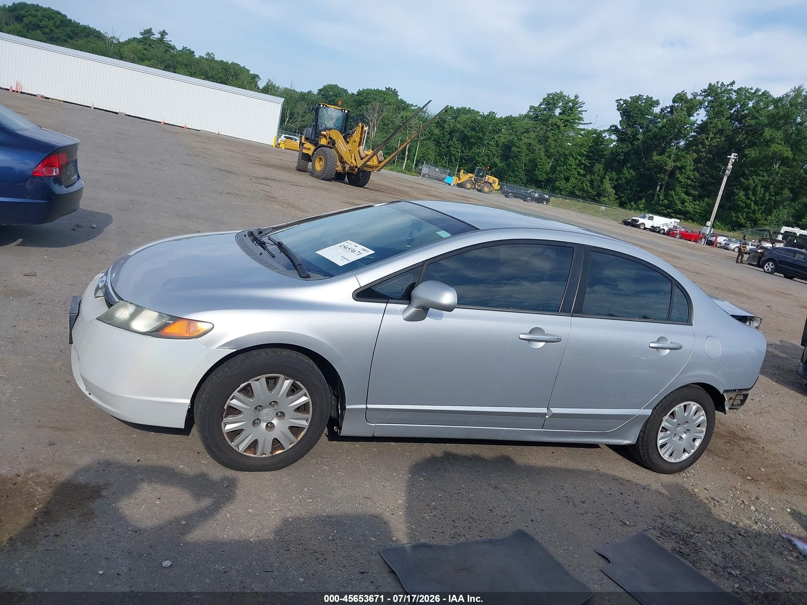 2007 Honda Civic Gx Silver vin: 1HGFA46557L000328