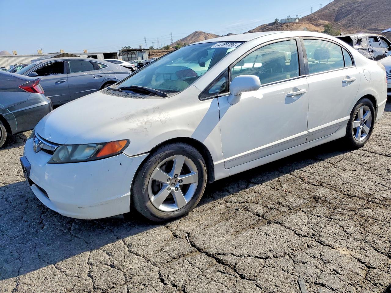 2007 Honda Civic Gx White vin: 1HGFA46557L000717