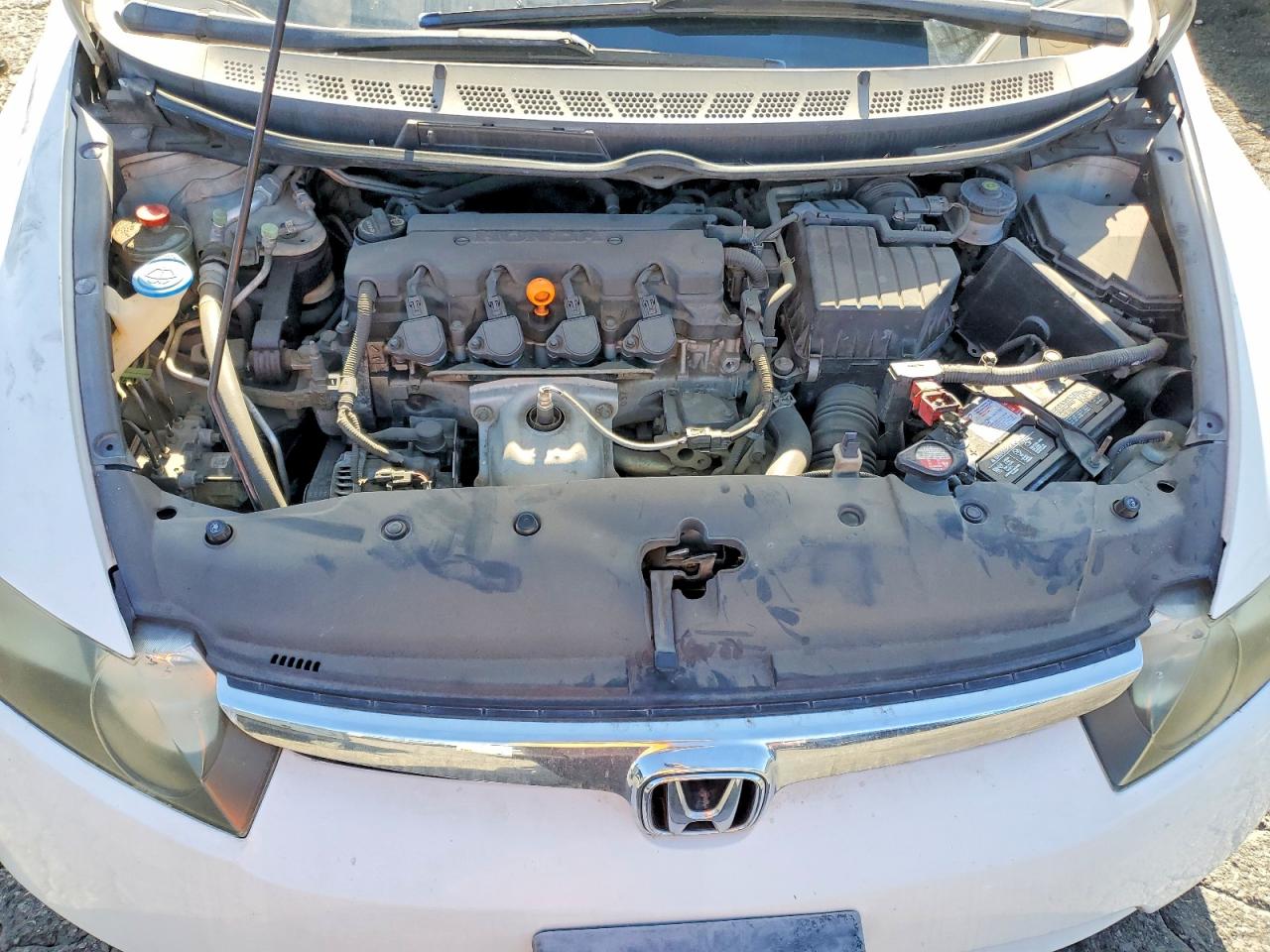 2007 Honda Civic Gx White vin: 1HGFA46557L000717
