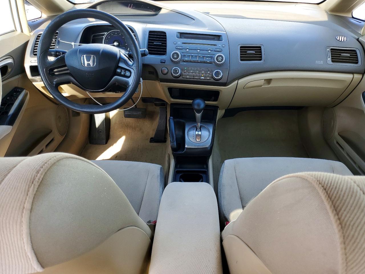 2007 Honda Civic Gx White vin: 1HGFA46557L000717
