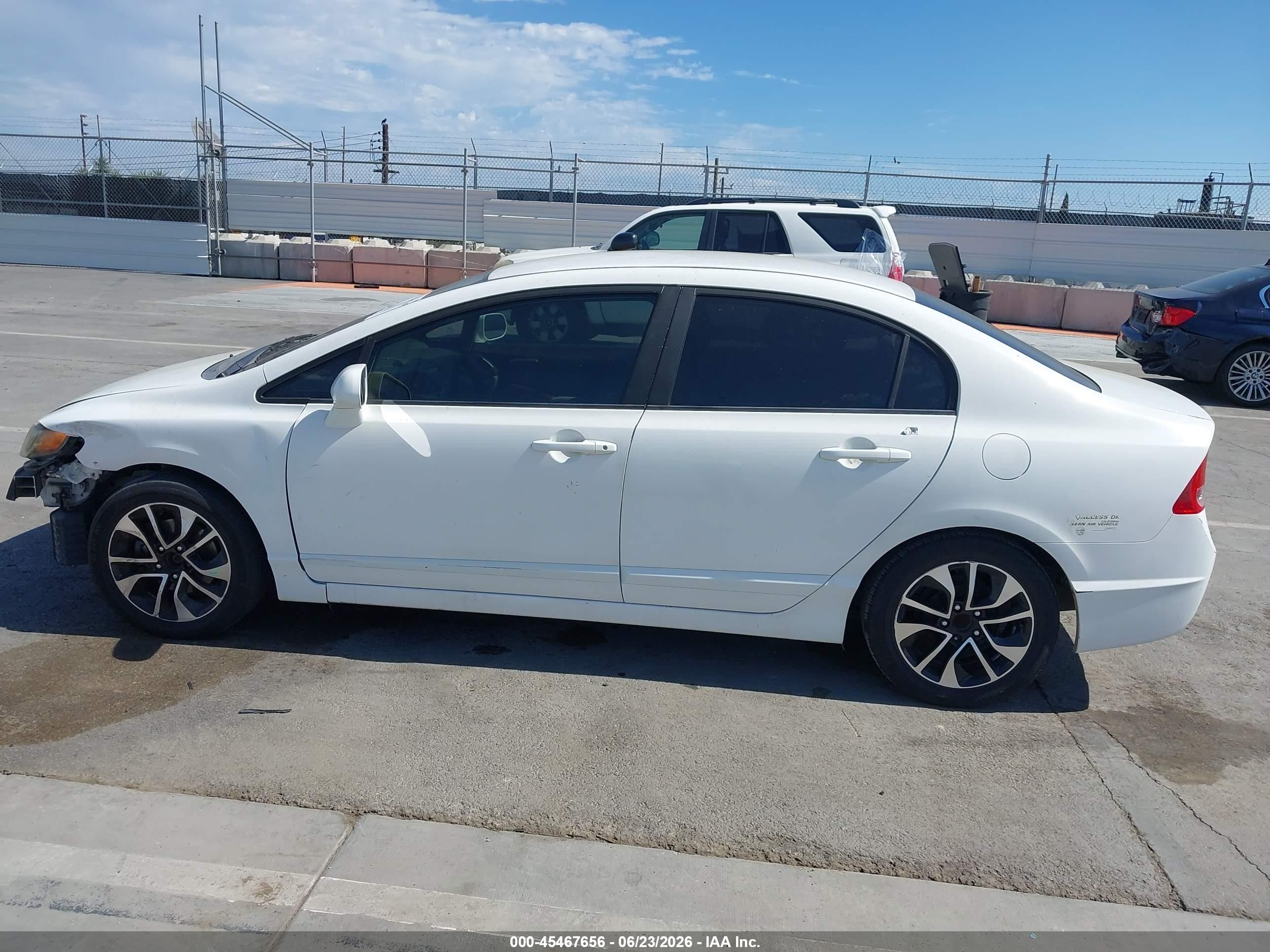 2008 Honda Civic Gx Белый vin: 1HGFA46578L000705
