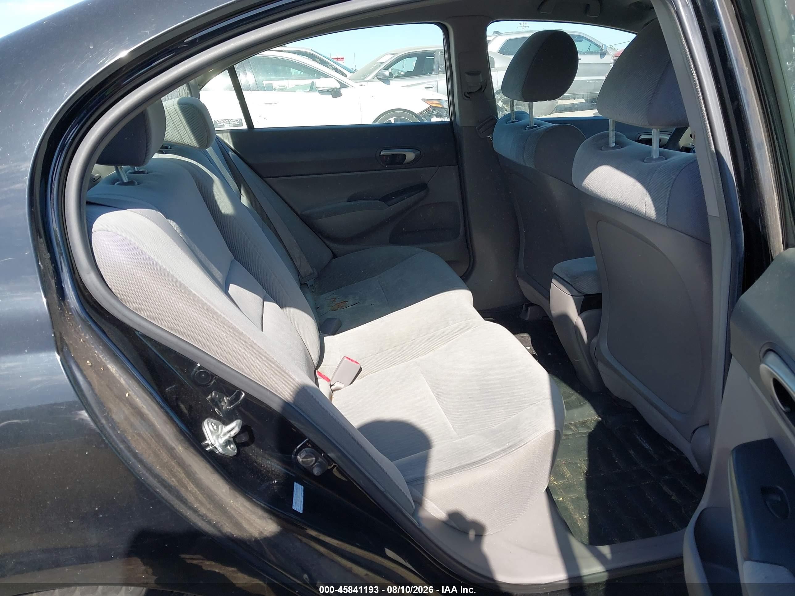 2009 Honda Civic Gx Черный vin: 1HGFA46589L000228