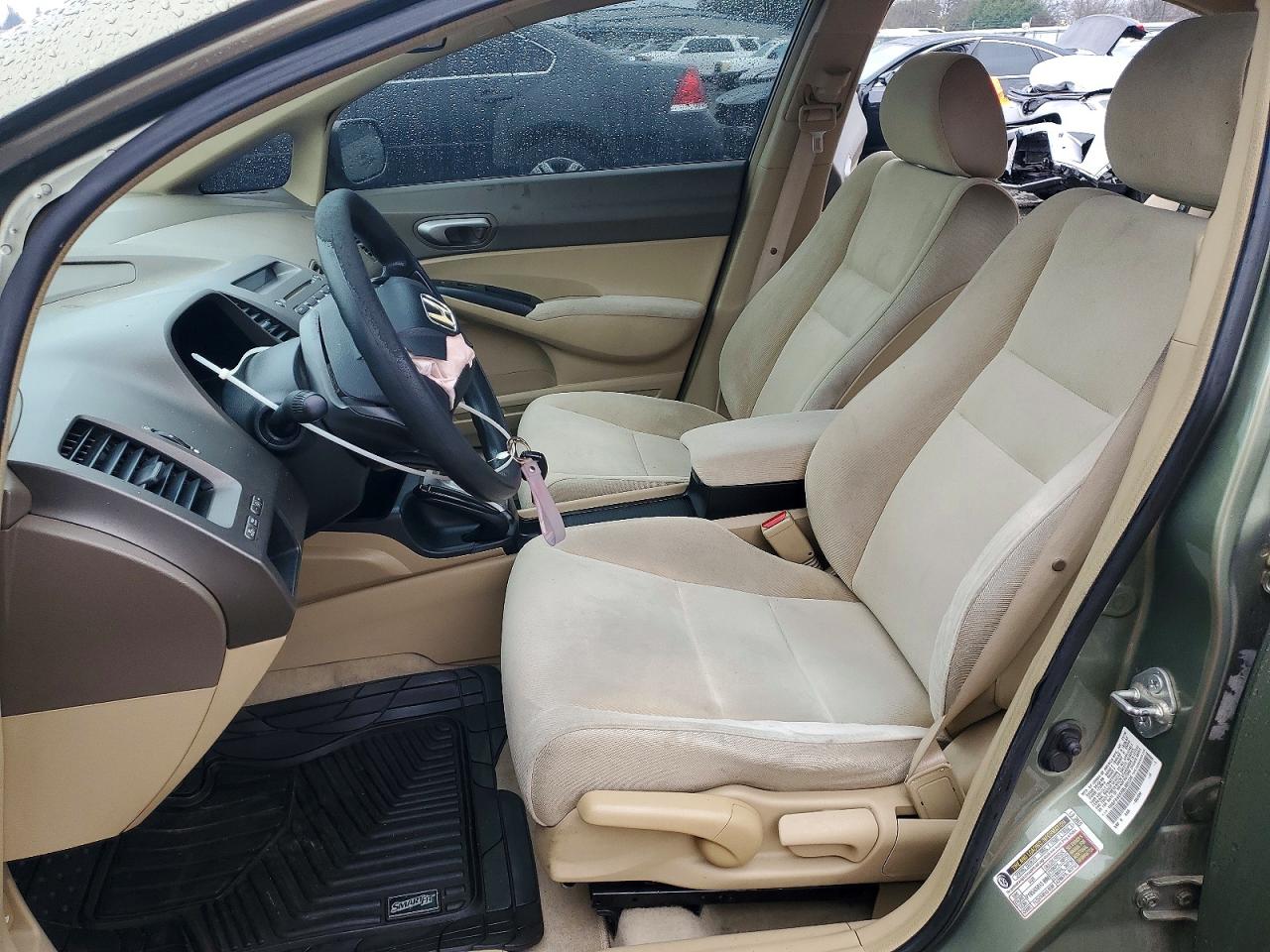 2008 Honda Civic Gx Зеленый vin: 1HGFA465X8L000326