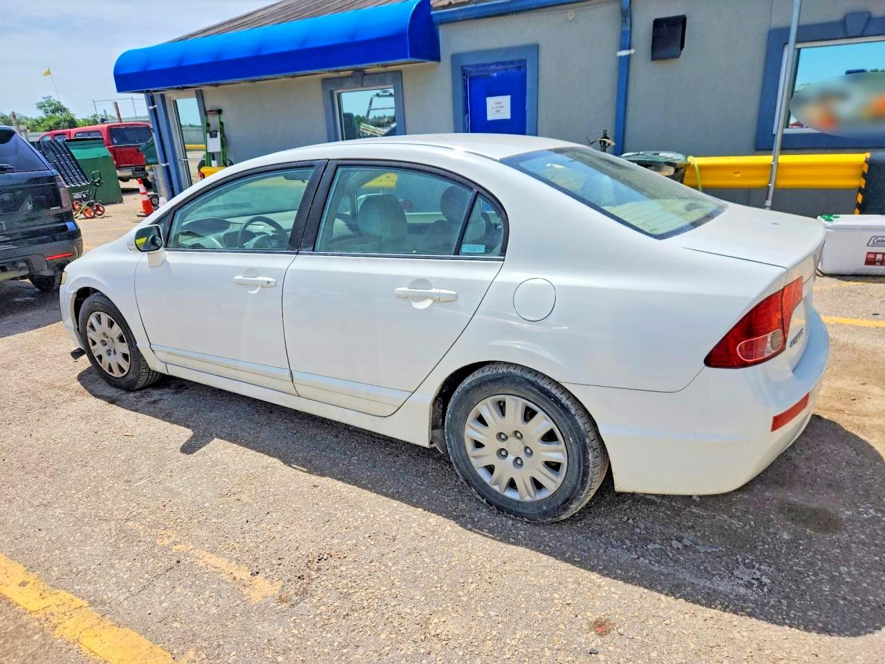 2008 Honda Civic Gx Белый vin: 1HGFA465X8L000892
