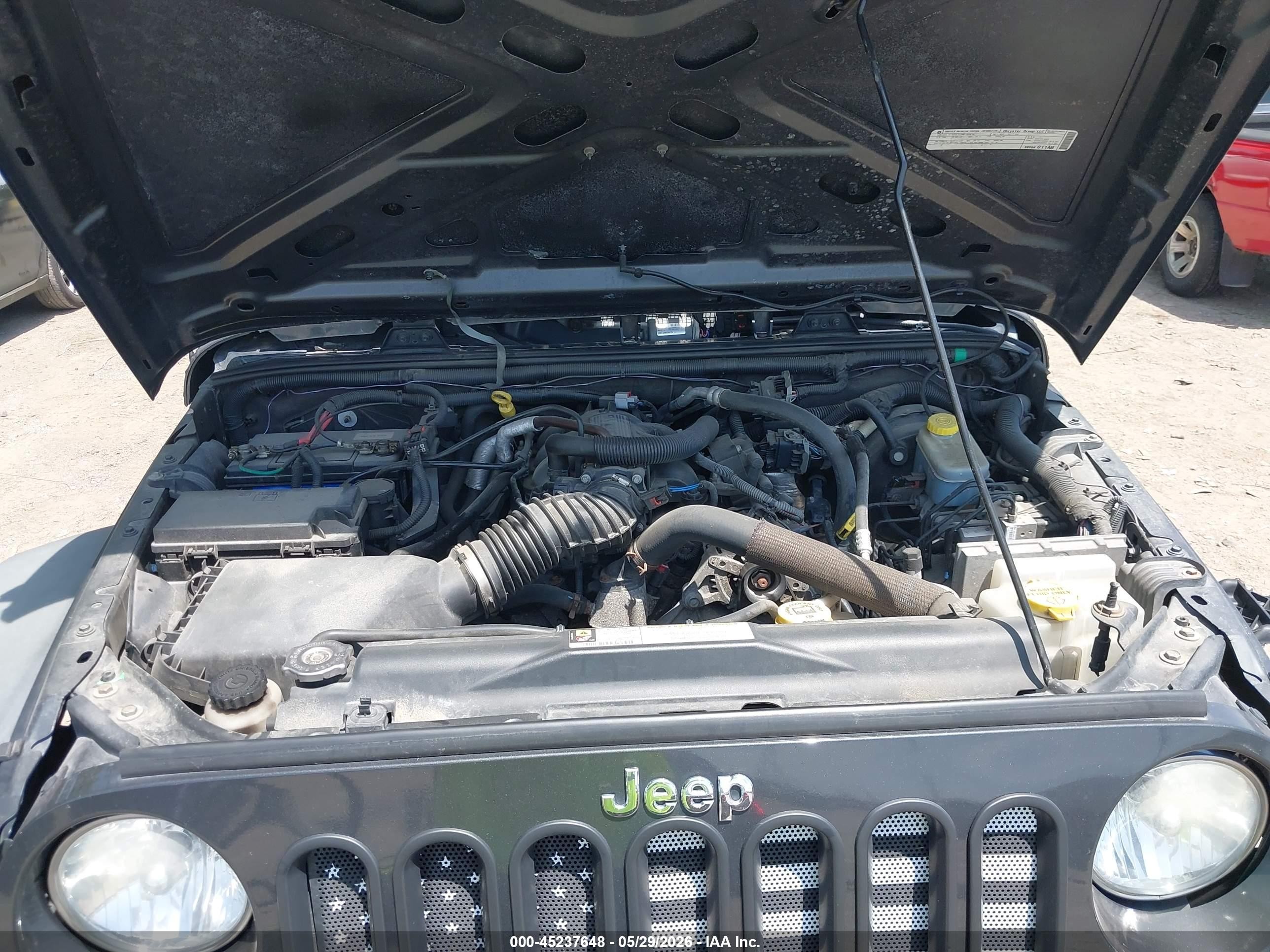 2010 Jeep Wrangler Sport Gray vin: 1J4AA2D10AL135098
