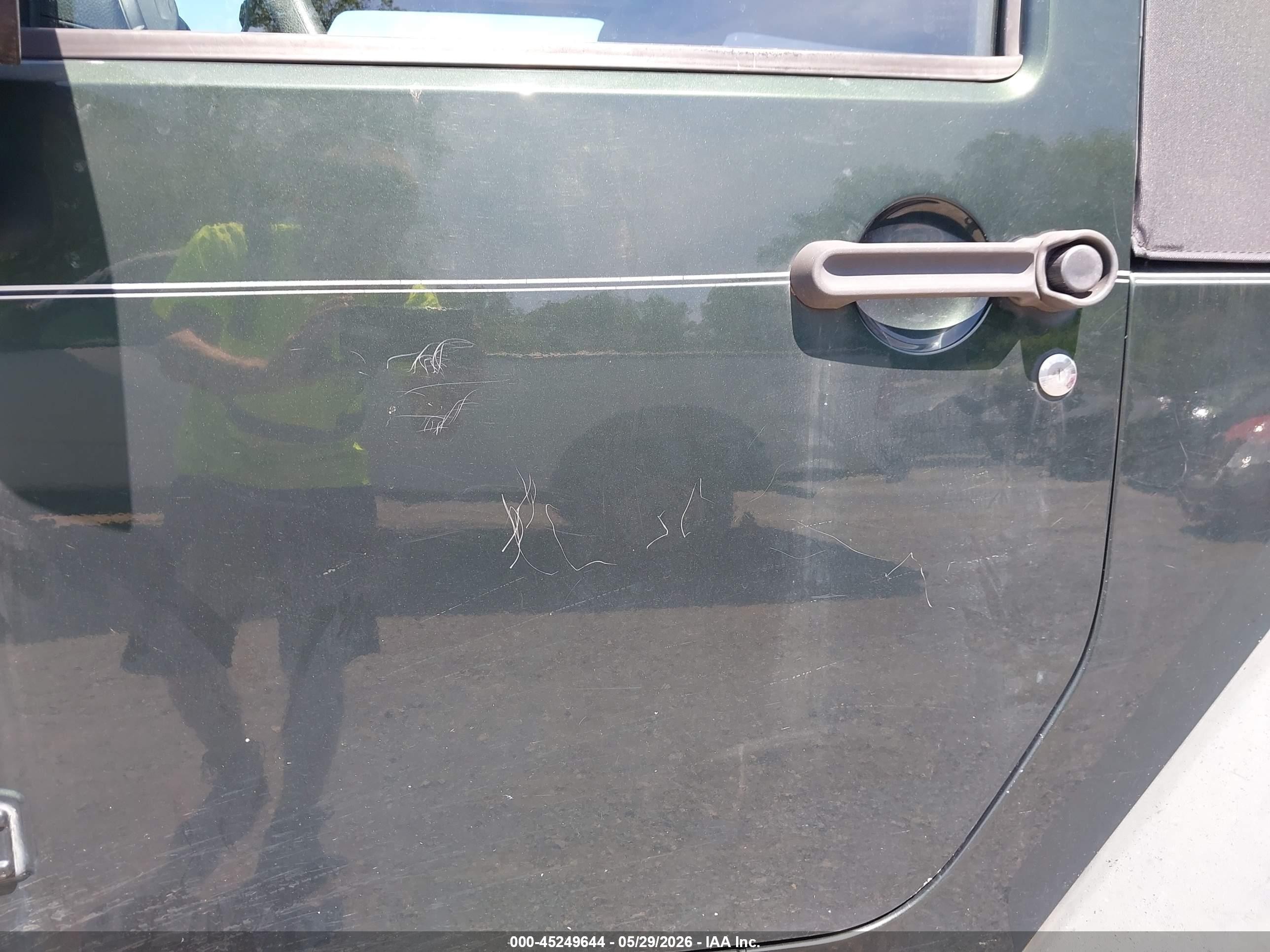 2011 Jeep Wrangler Sport Green vin: 1J4AA2D10BL500591