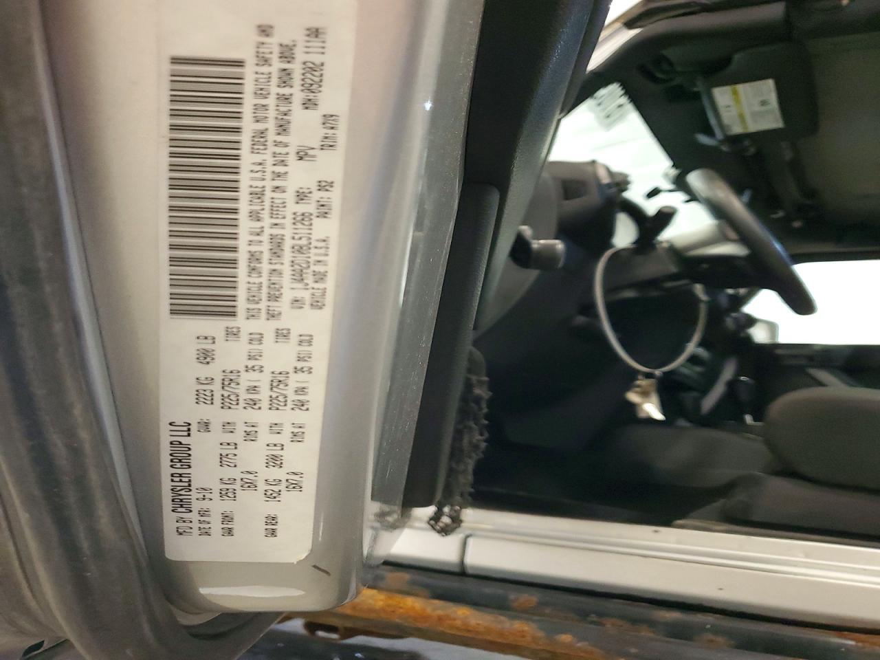 2011 Jeep Wrangler Sport Silver vin: 1J4AA2D10BL511266