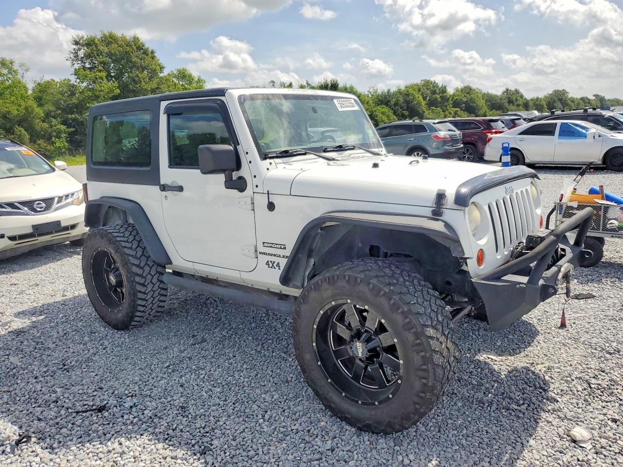 2011 Jeep Wrangler Sport White vin: 1J4AA2D10BL568065
