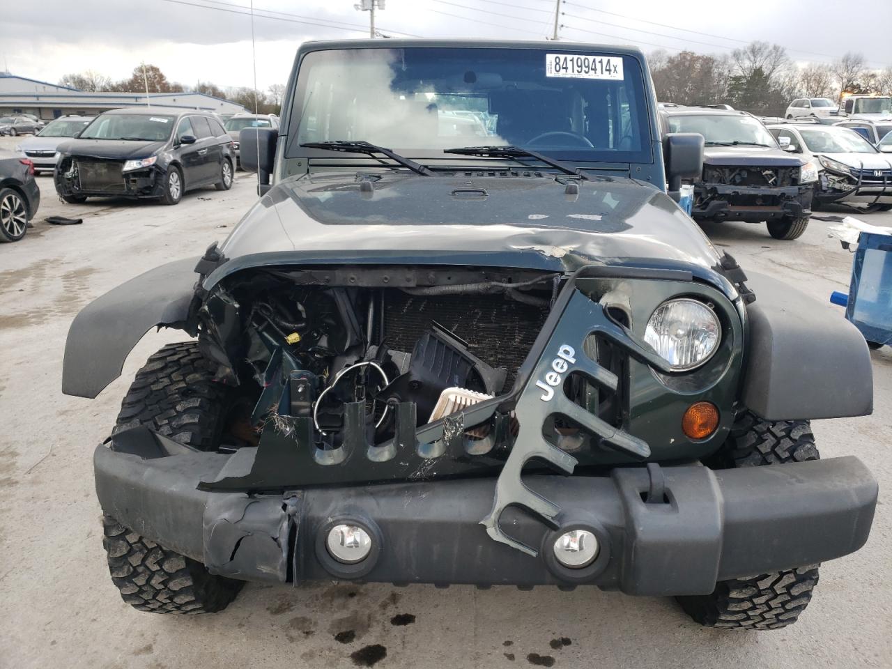 2011 Jeep Wrangler Sport Зеленый vin: 1J4AA2D10BL640074