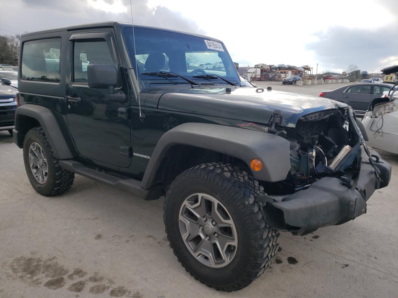 2011 Jeep Wrangler Sport Зеленый vin: 1J4AA2D10BL640074