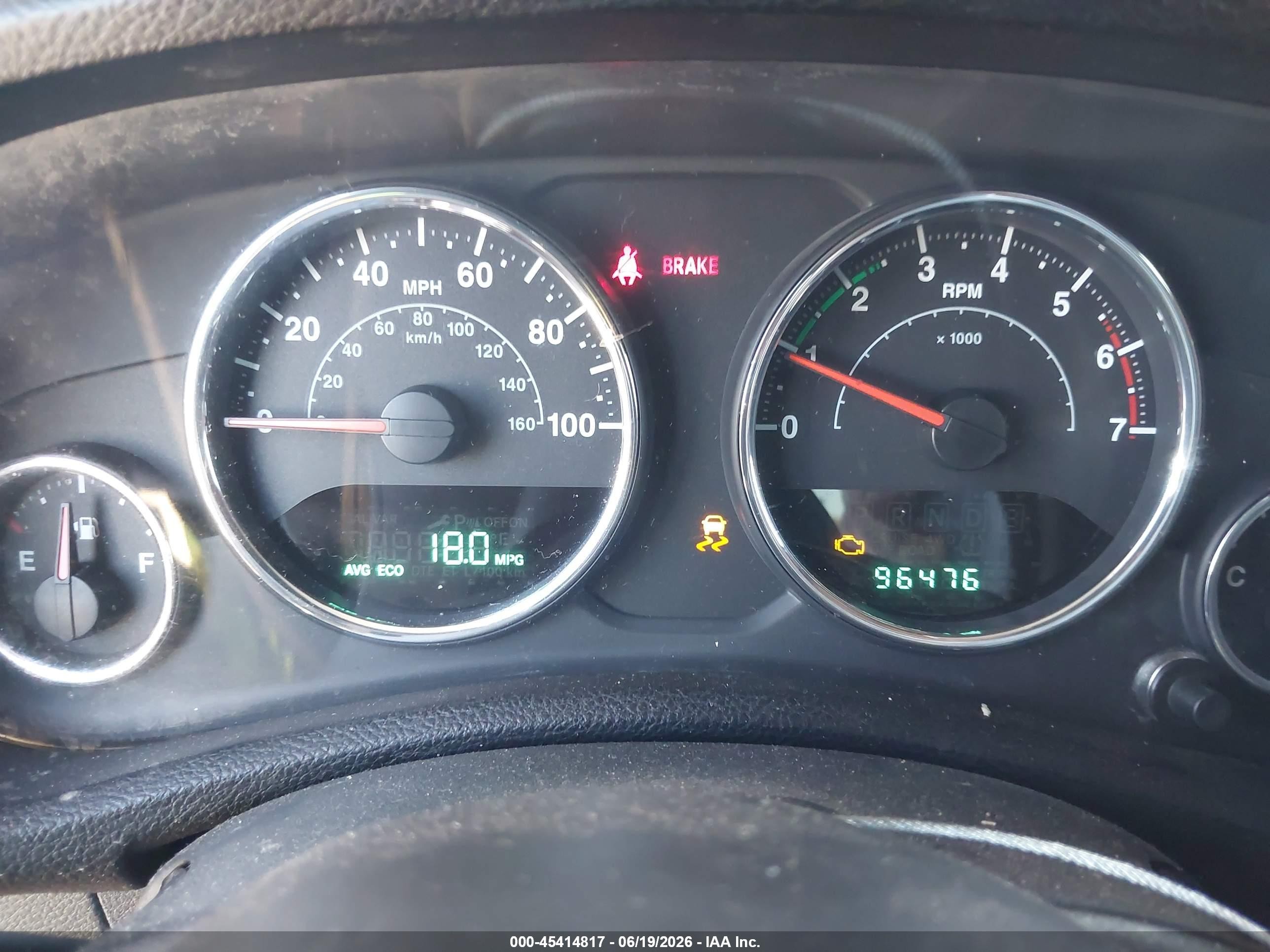 2011 Jeep Wrangler Sport Orange vin: 1J4AA2D11BL508151