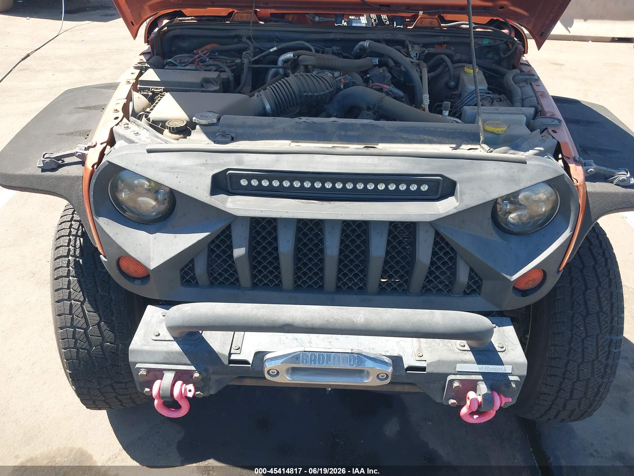 2011 Jeep Wrangler Sport Orange vin: 1J4AA2D11BL508151