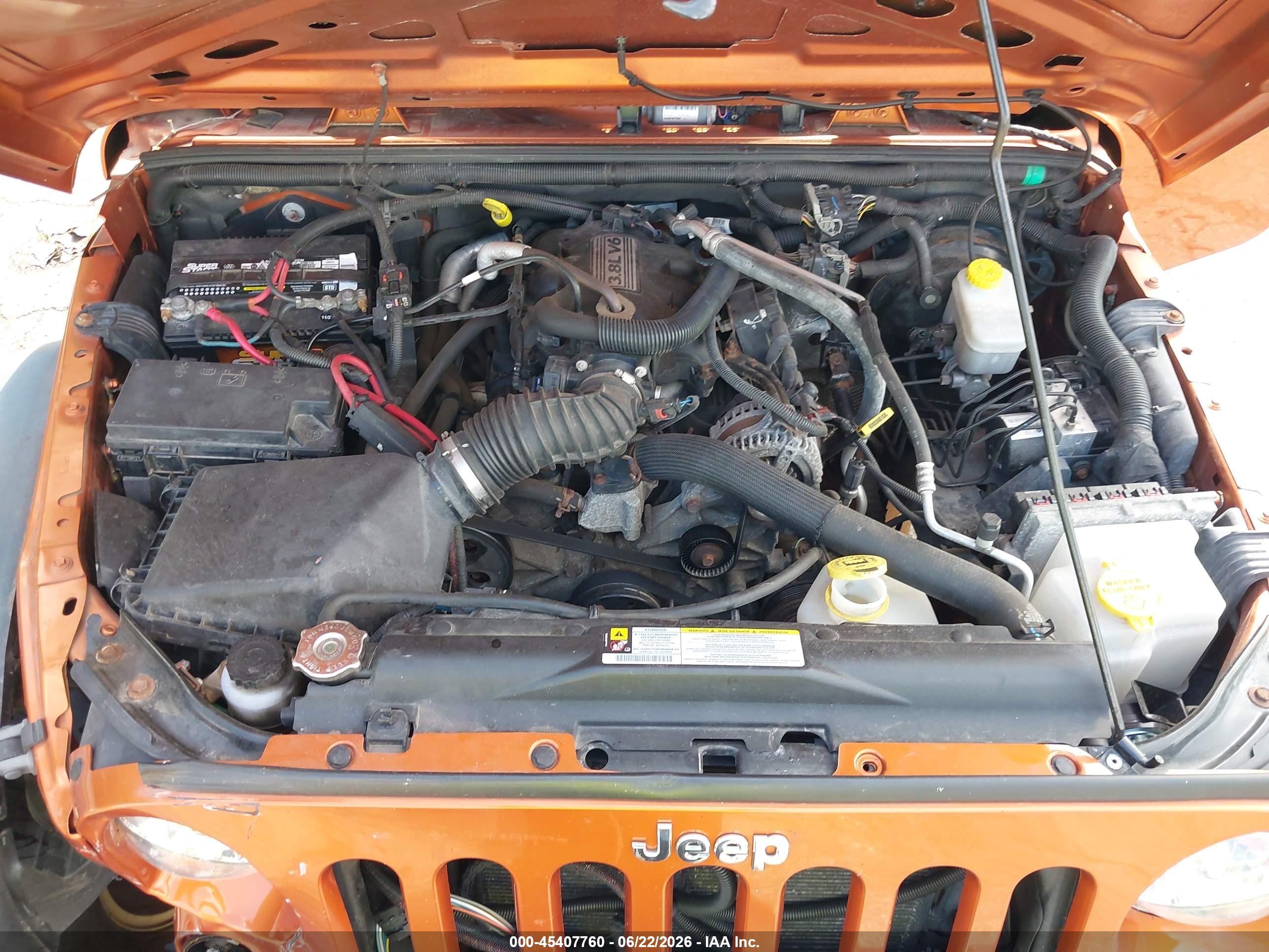 2011 Jeep Wrangler Sport Orange vin: 1J4AA2D11BL513978