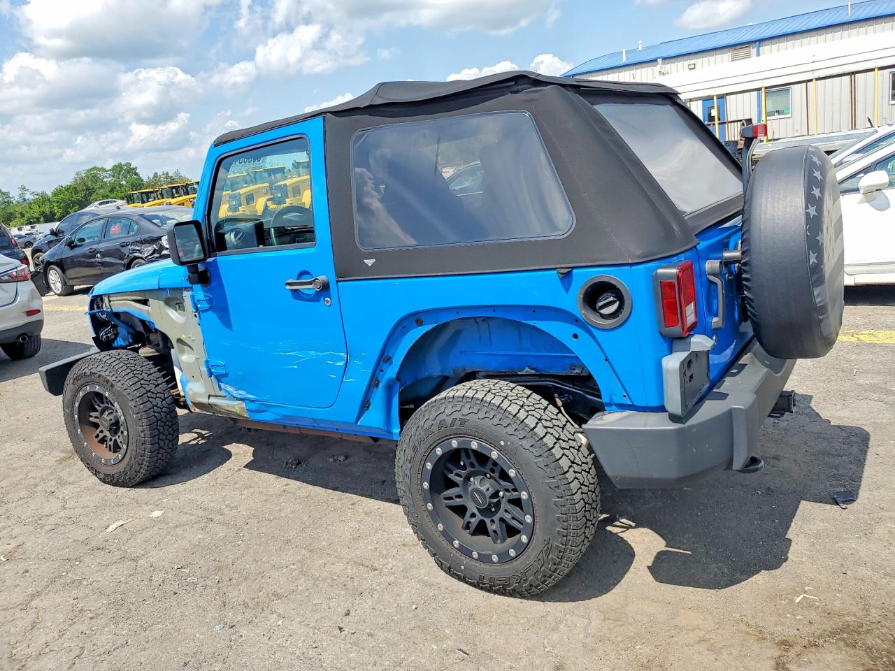 2011 Jeep Wrangler Sport Blue vin: 1J4AA2D11BL531283