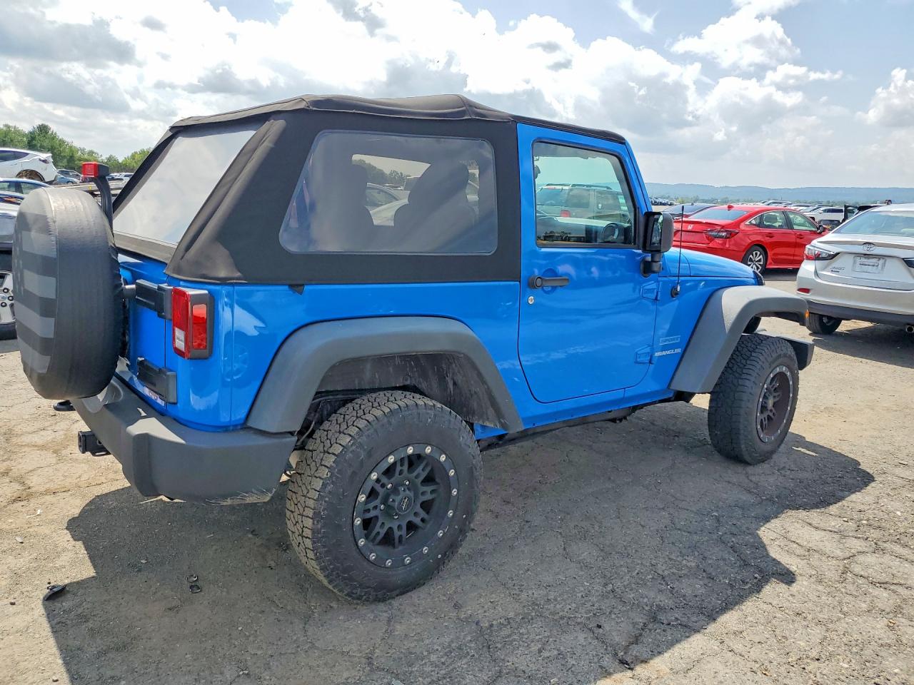2011 Jeep Wrangler Sport Blue vin: 1J4AA2D11BL531283