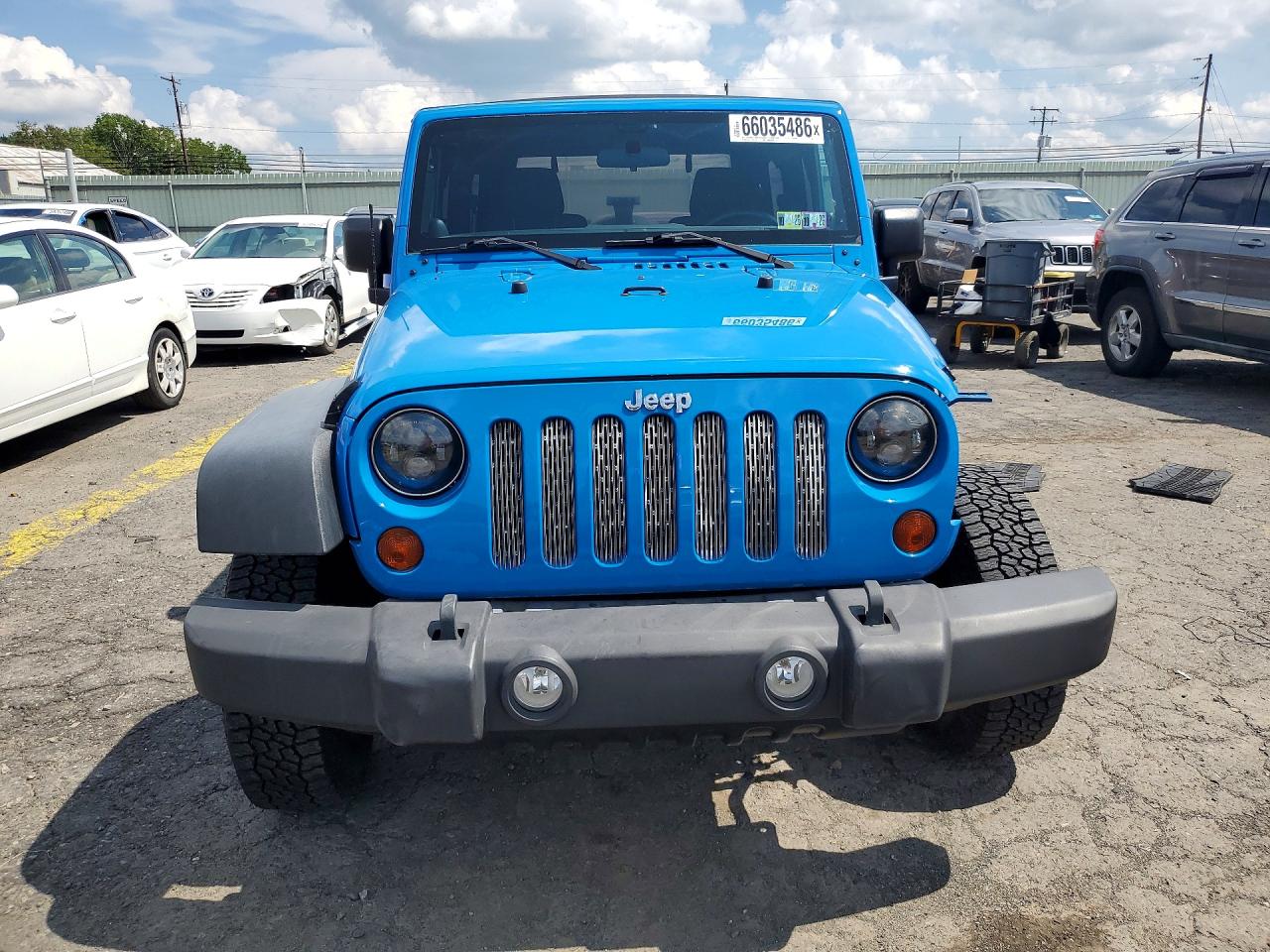 2011 Jeep Wrangler Sport Blue vin: 1J4AA2D11BL531283