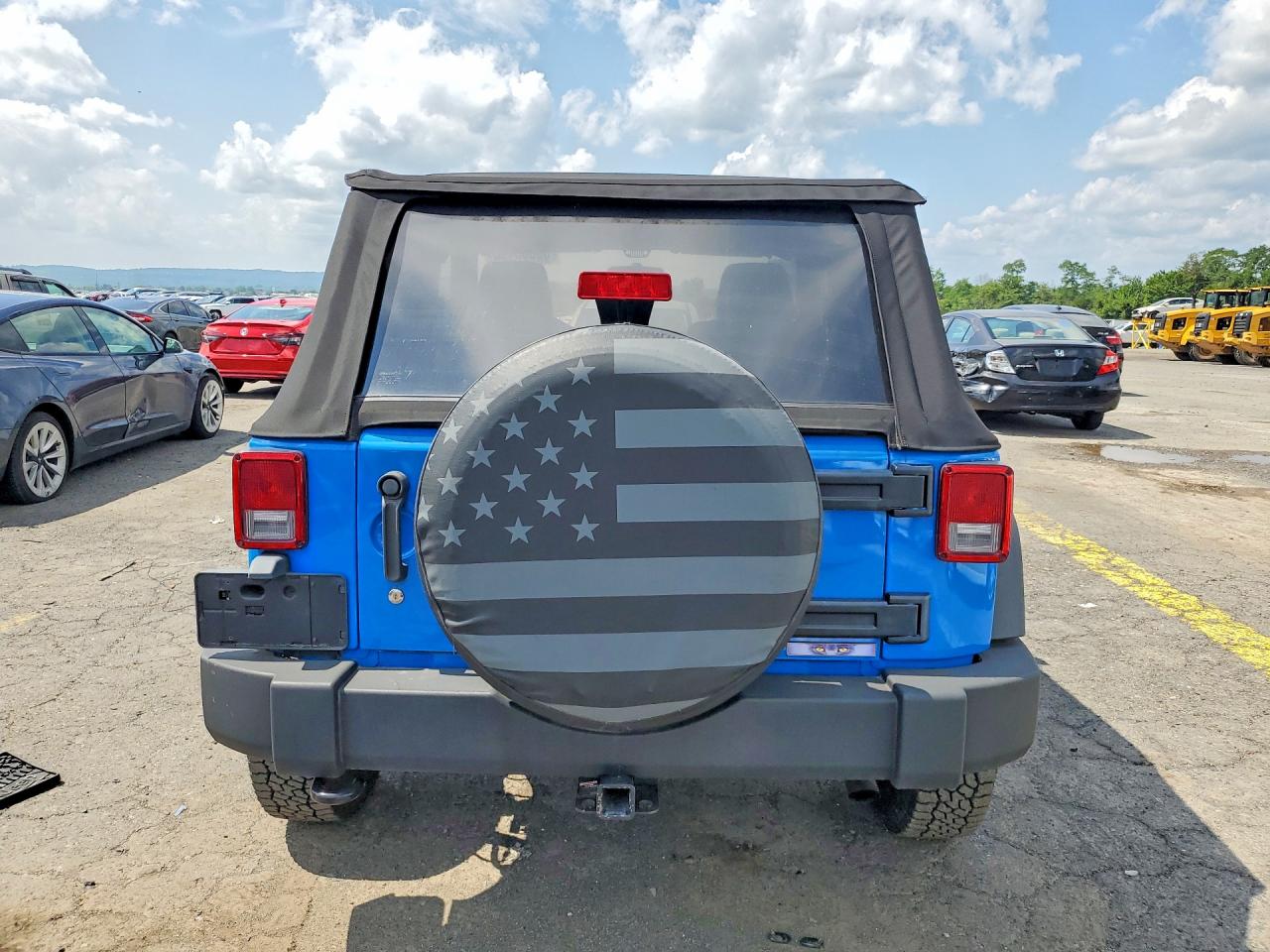 2011 Jeep Wrangler Sport Blue vin: 1J4AA2D11BL531283