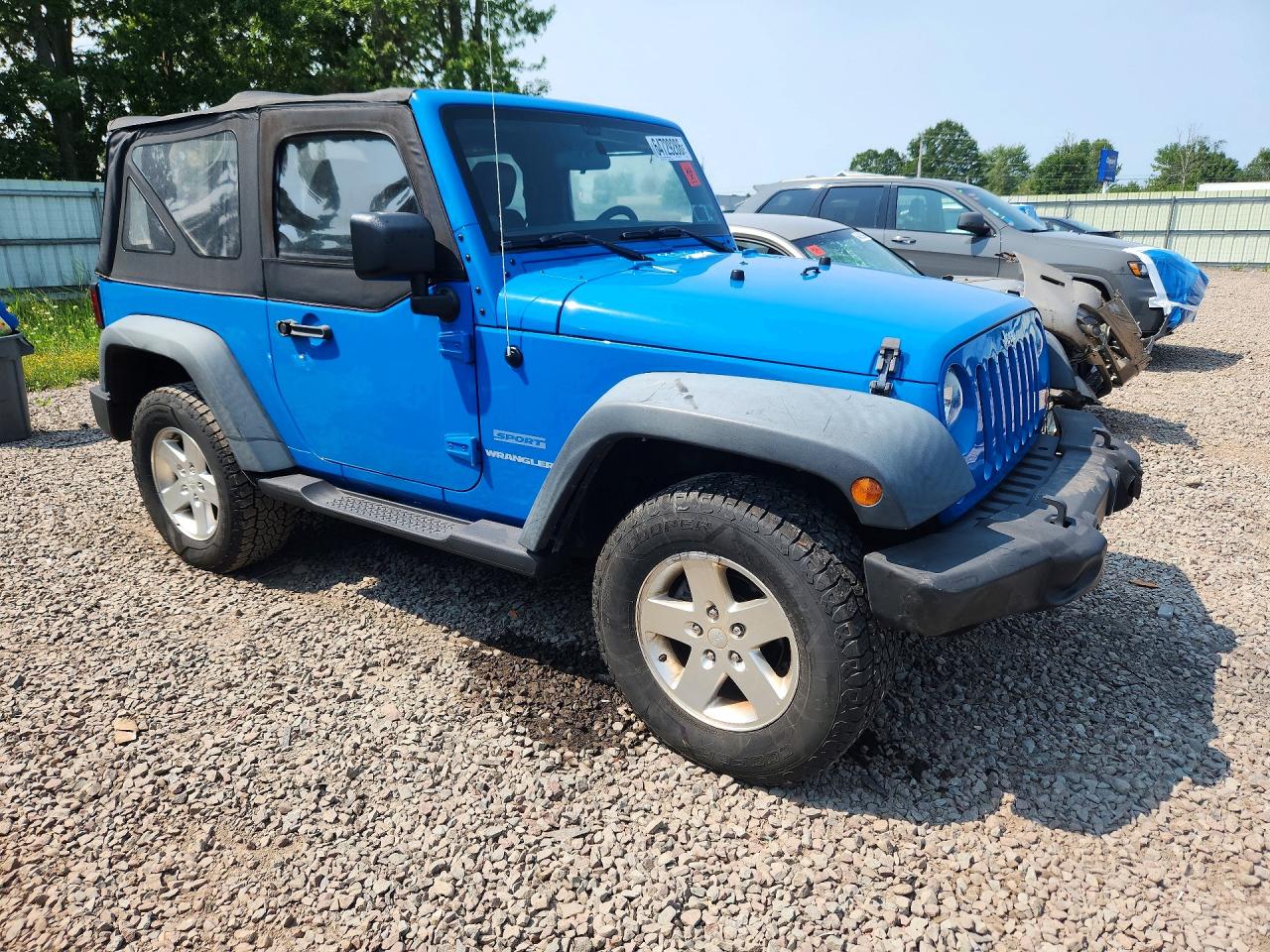2011 Jeep Wrangler Sport Blue vin: 1J4AA2D11BL555468