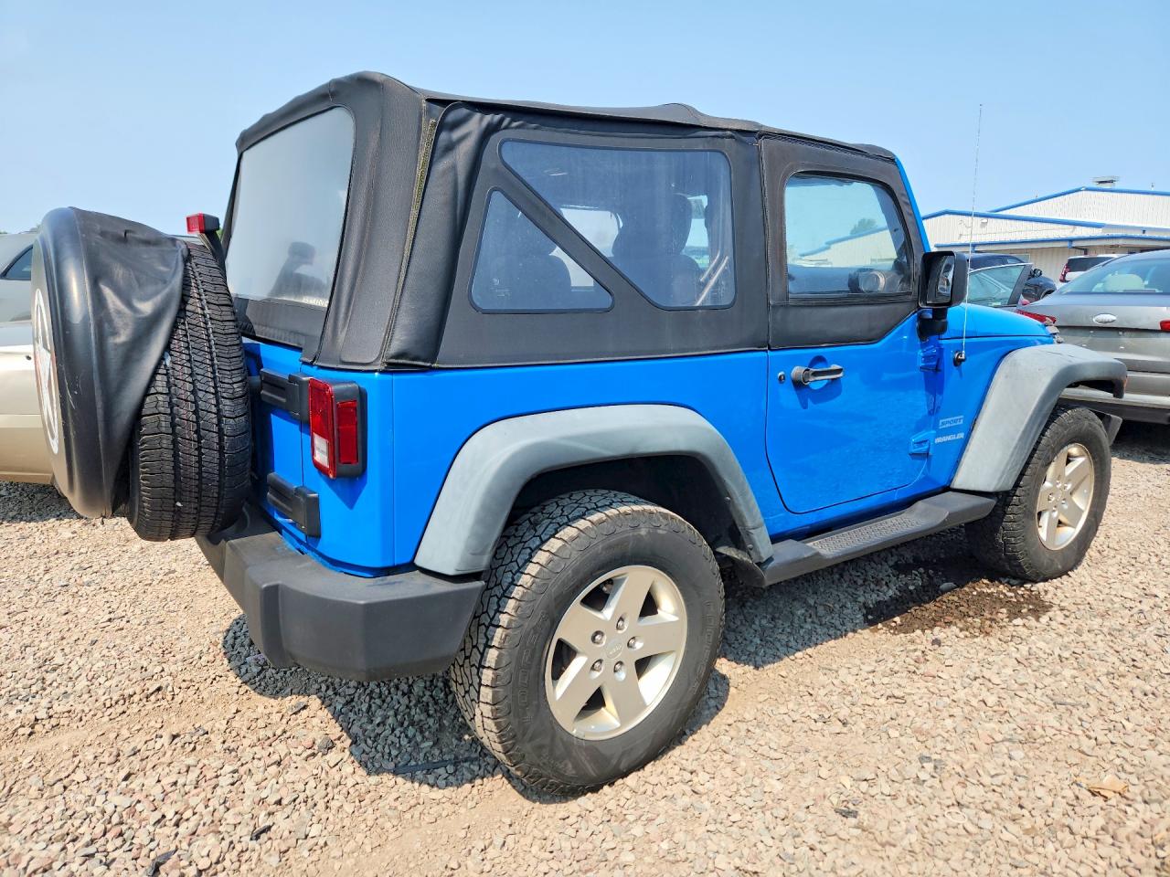 2011 Jeep Wrangler Sport Blue vin: 1J4AA2D11BL555468