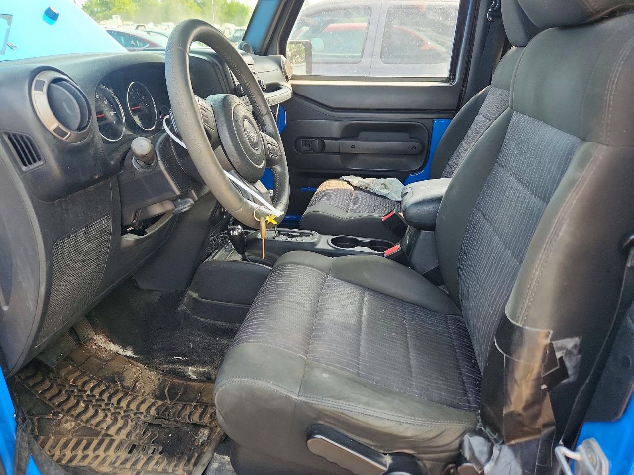 2011 Jeep Wrangler Sport Blue vin: 1J4AA2D11BL555468