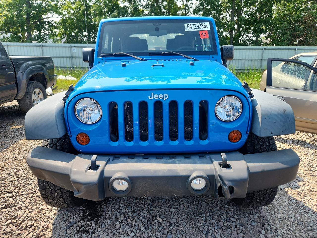 2011 Jeep Wrangler Sport Blue vin: 1J4AA2D11BL555468