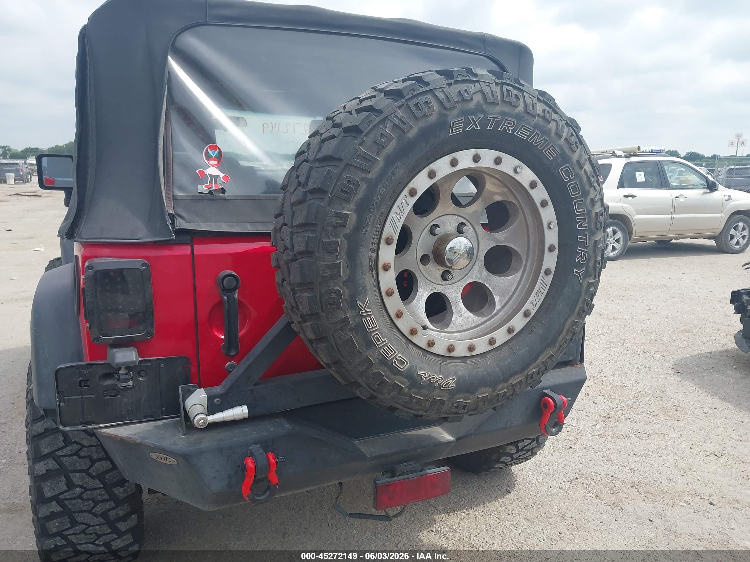 2010 Jeep Wrangler Sport Red vin: 1J4AA2D12AL118710