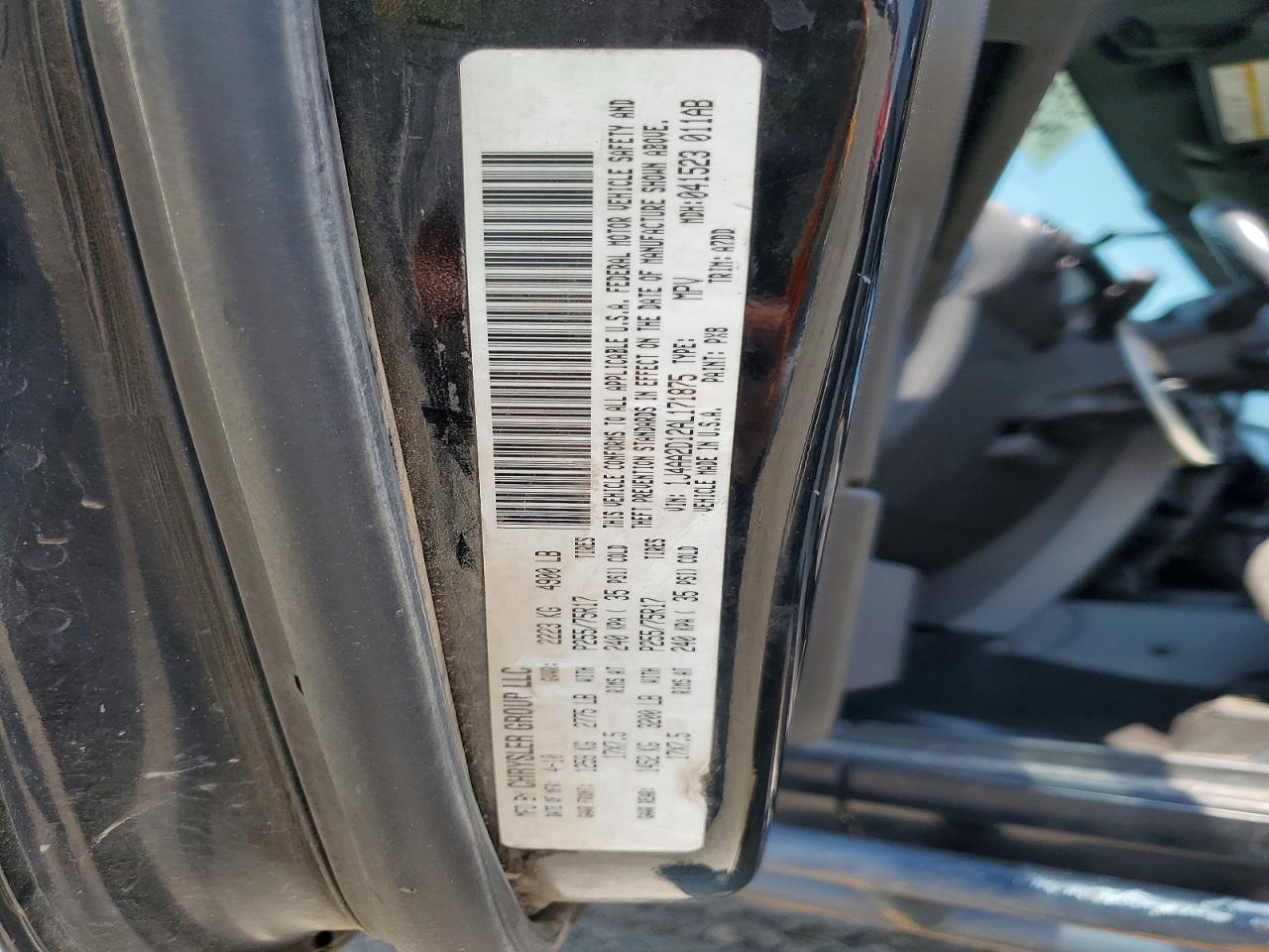2010 Jeep Wrangler Sport Черный vin: 1J4AA2D12AL171875