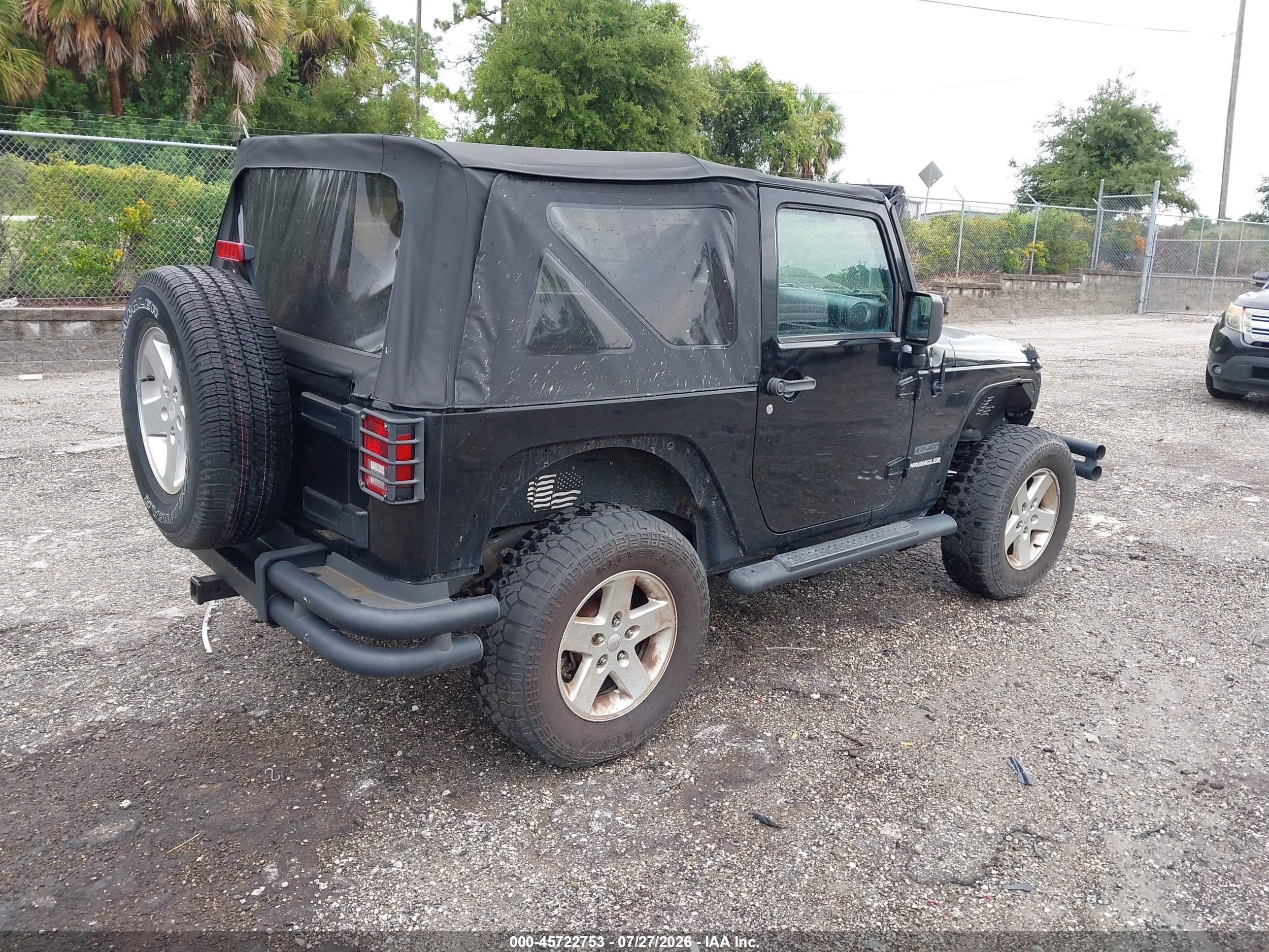 2011 Jeep Wrangler Sport Brown vin: 1J4AA2D12BL579570