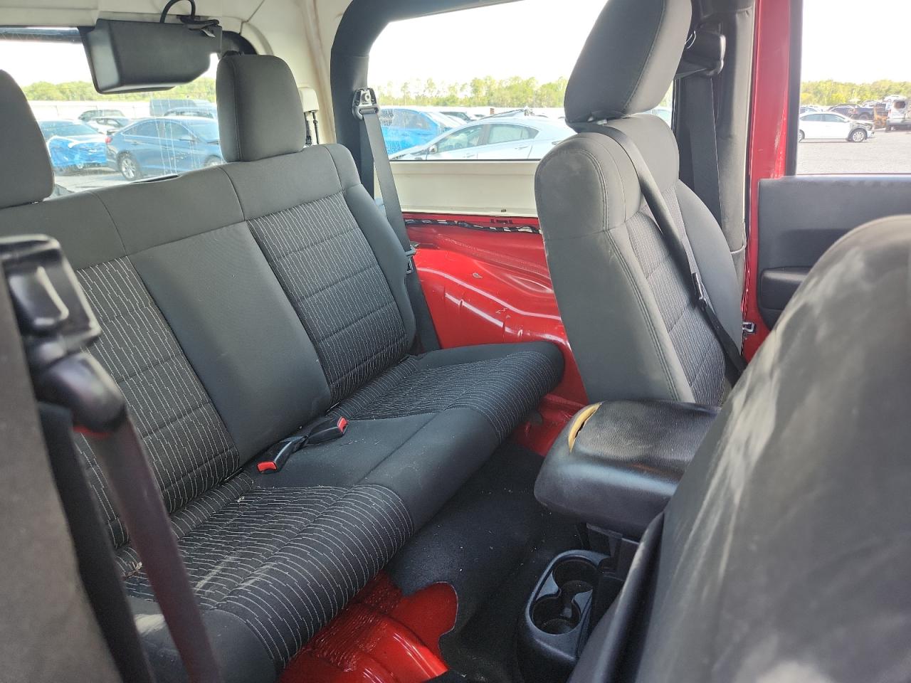 2011 Jeep Wrangler Sport Красный vin: 1J4AA2D12BL601888