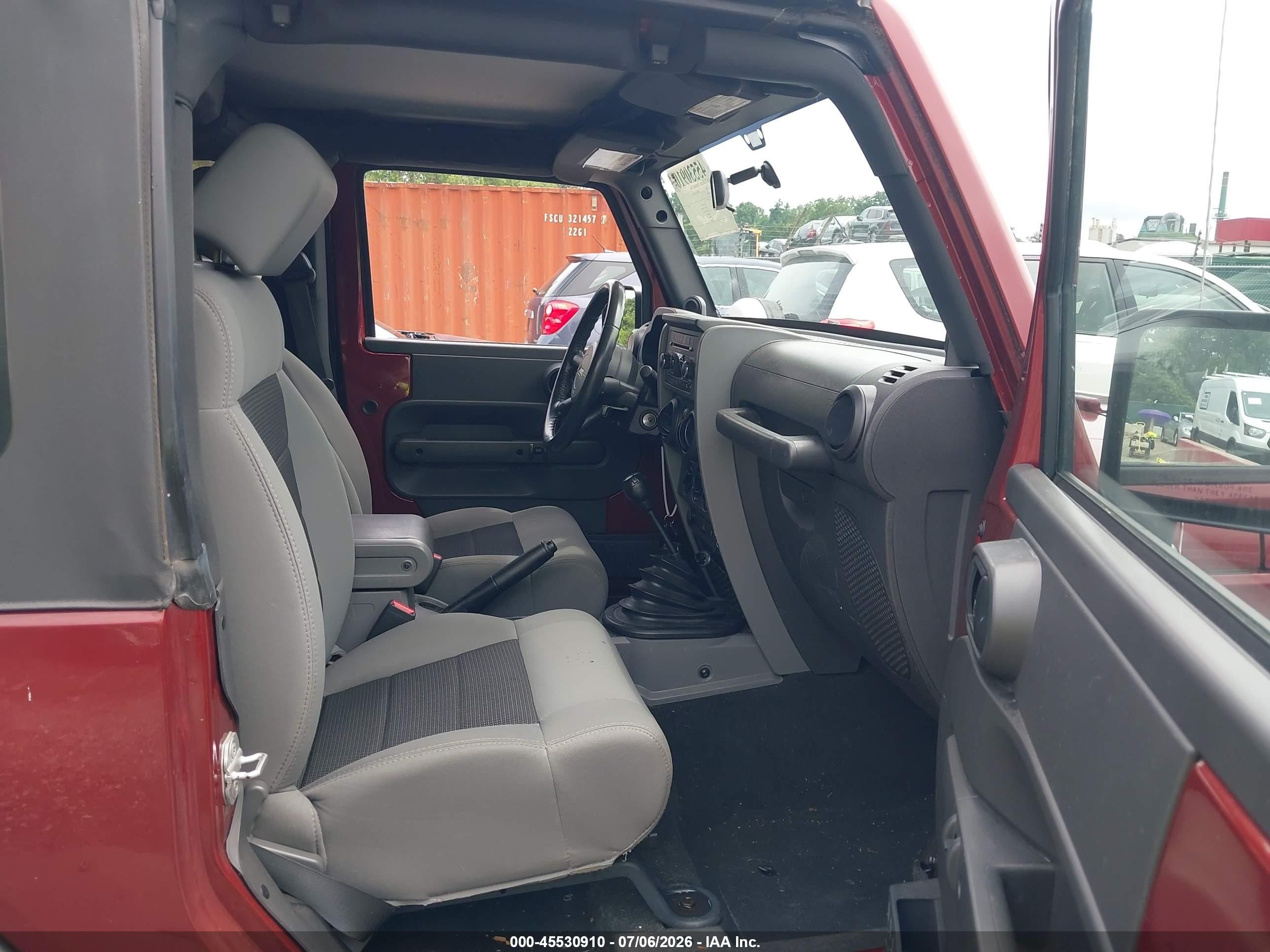 2010 Jeep Wrangler Sport Maroon vin: 1J4AA2D13AL187390