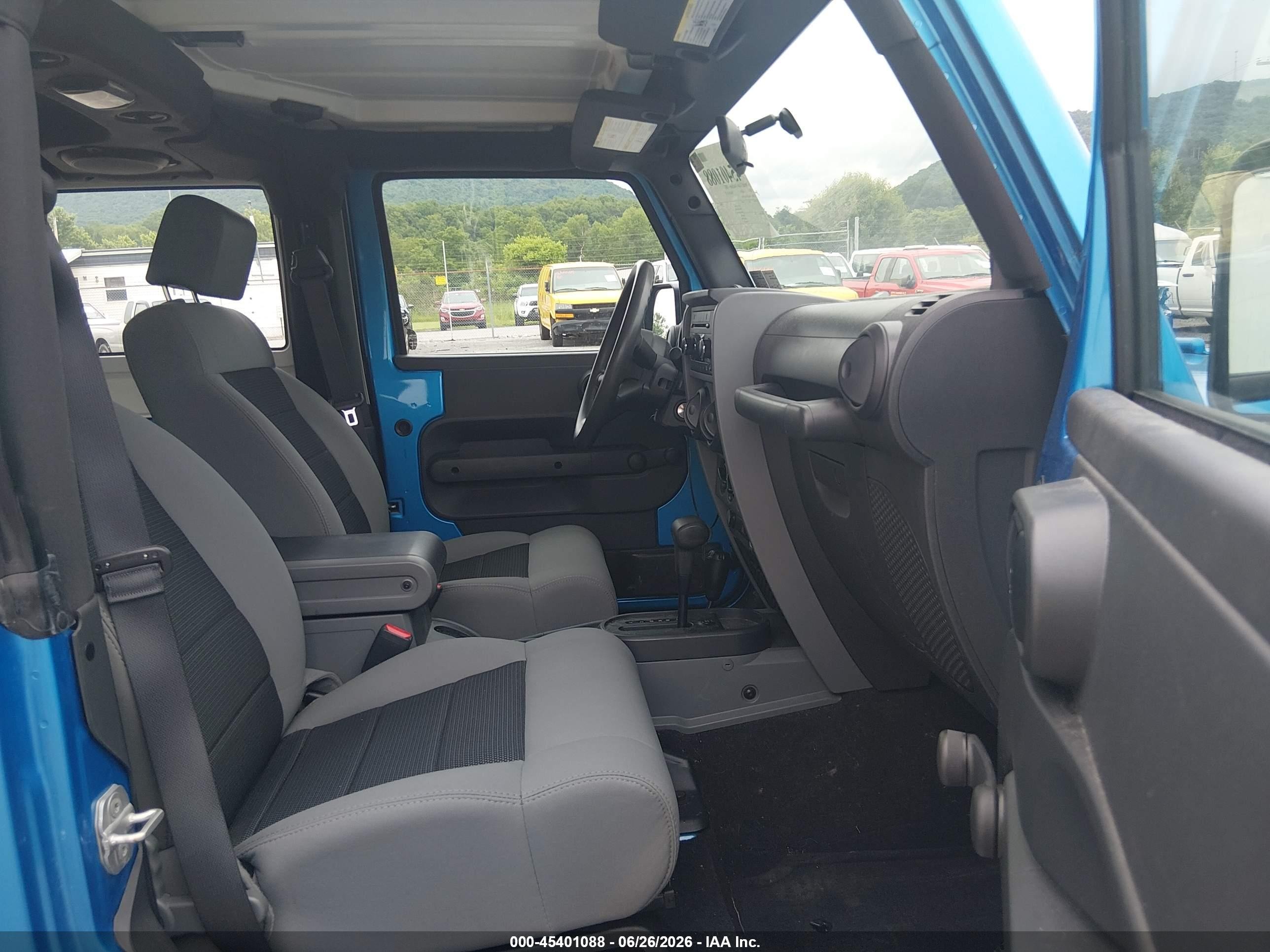 2010 Jeep Wrangler Sport Blue vin: 1J4AA2D13AL227385