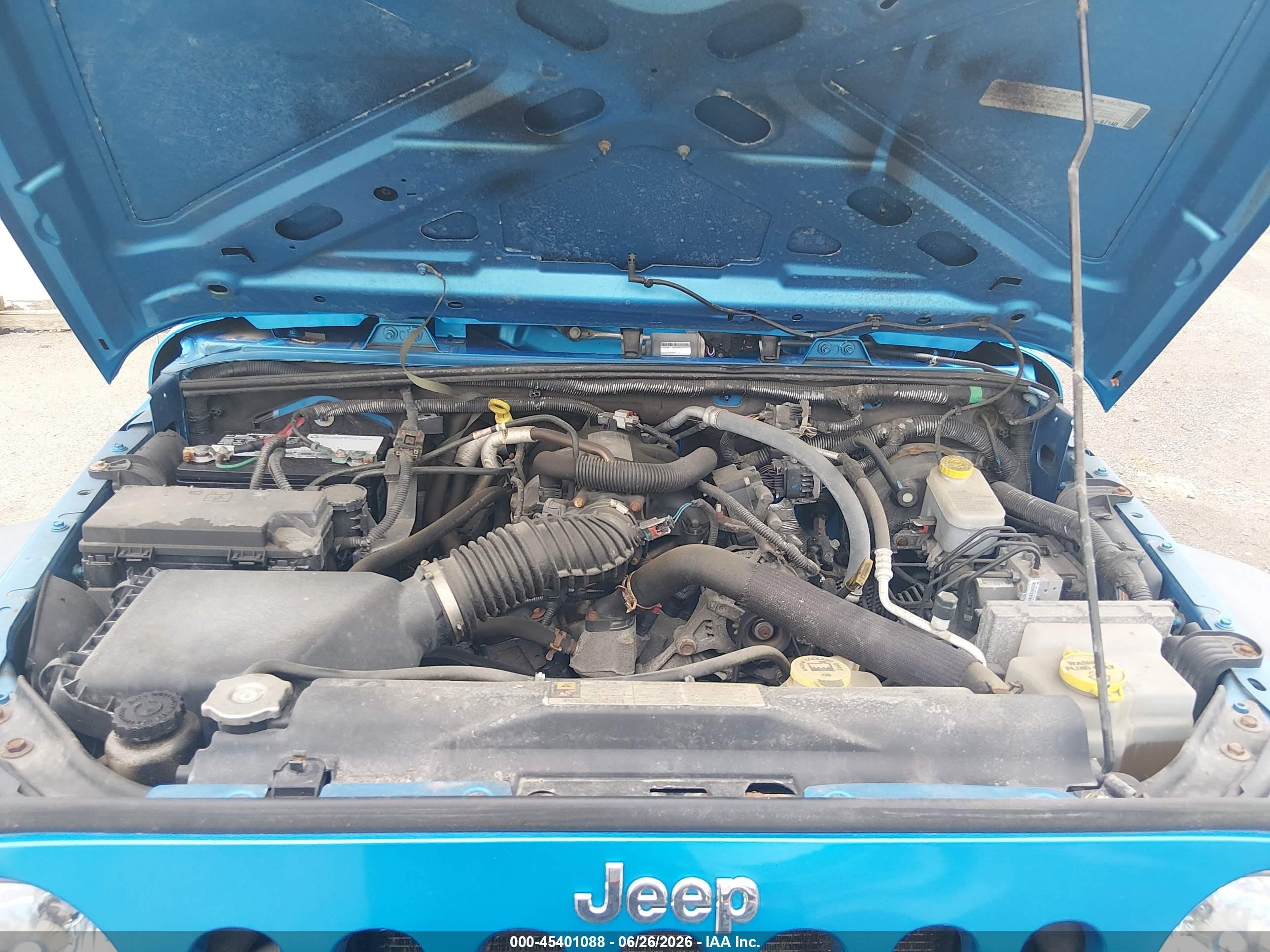 2010 Jeep Wrangler Sport Blue vin: 1J4AA2D13AL227385