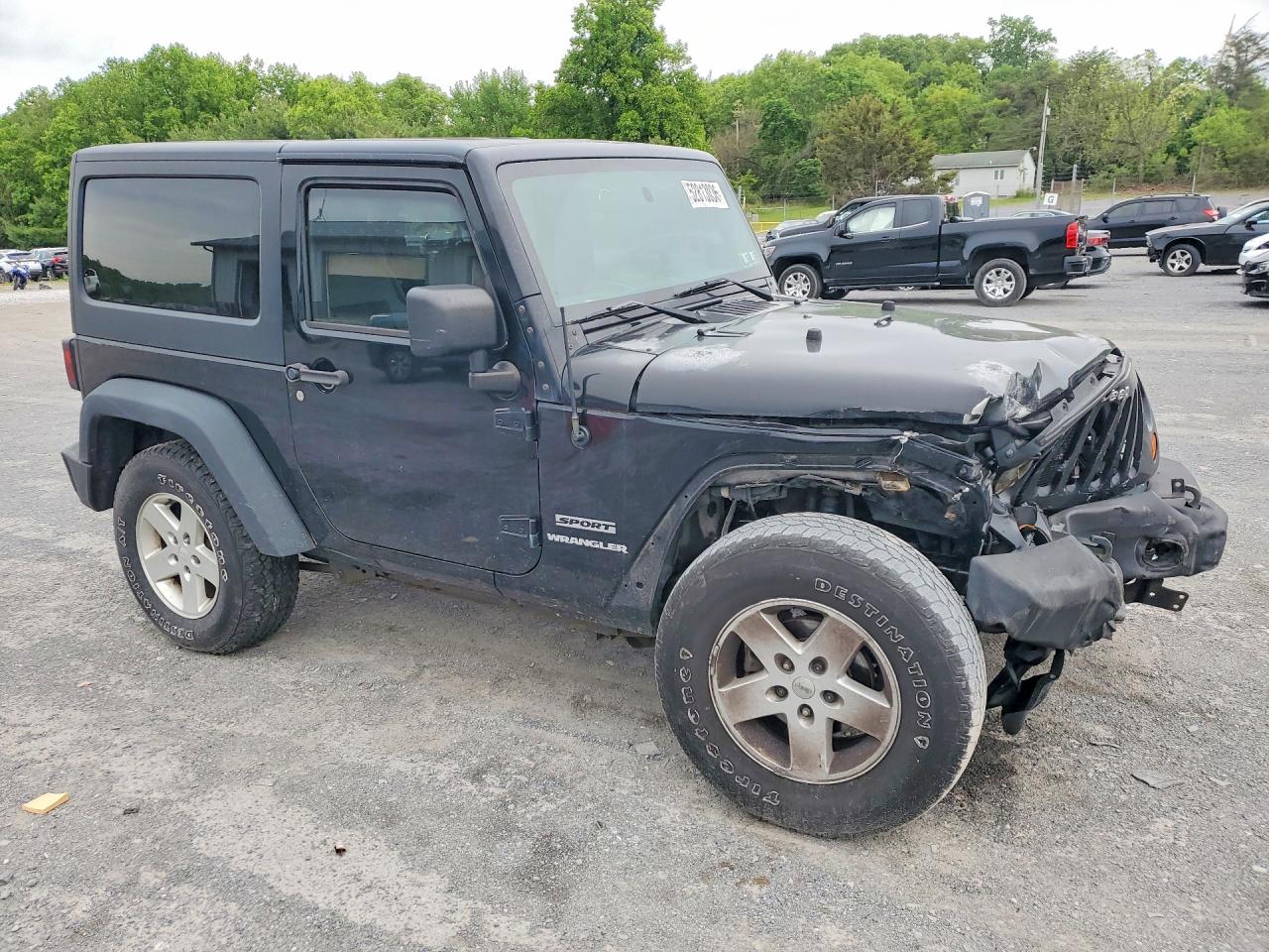 2010 Jeep Wrangler Sport Black vin: 1J4AA2D14AL102475