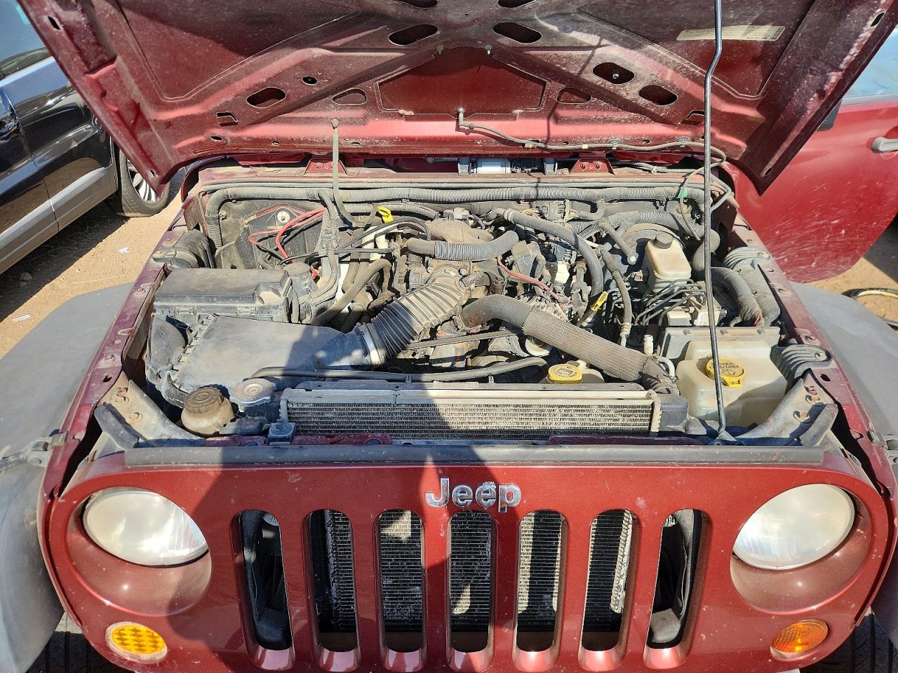 2010 Jeep Wrangler Sport Бордовый vin: 1J4AA2D14AL155189