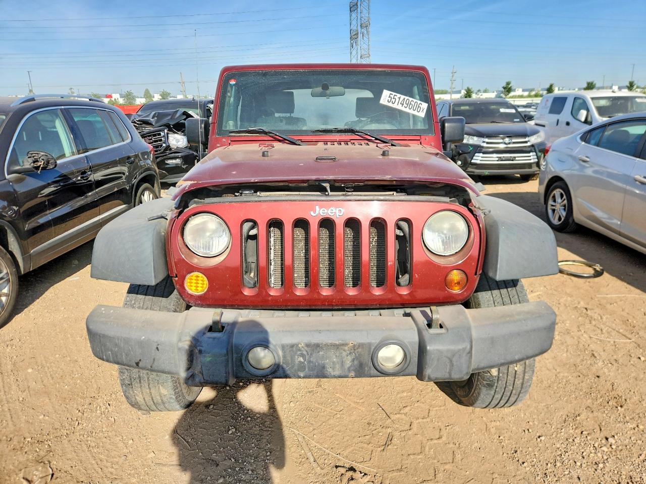 2010 Jeep Wrangler Sport Бордовый vin: 1J4AA2D14AL155189