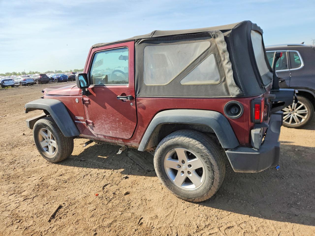 2010 Jeep Wrangler Sport Бордовый vin: 1J4AA2D14AL155189