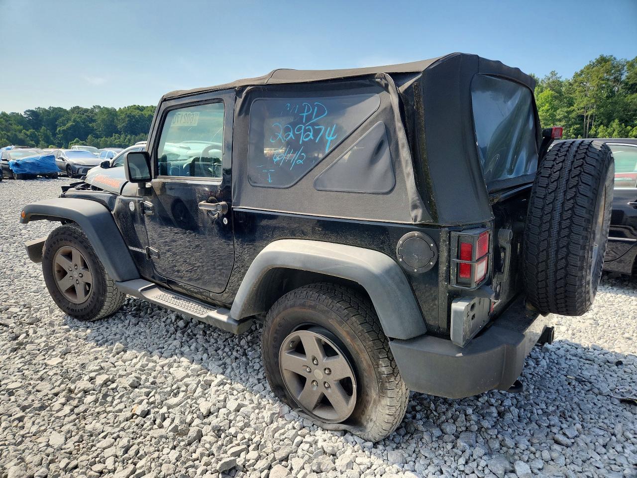 2010 Jeep Wrangler Sport Black vin: 1J4AA2D14AL229274
