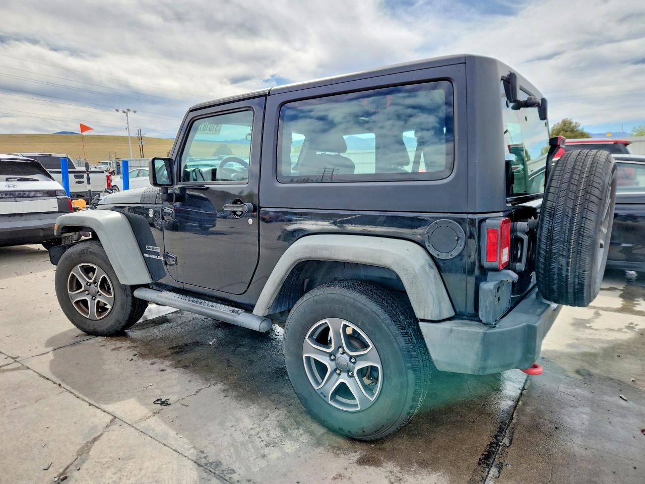 2011 Jeep Wrangler Sport Черный vin: 1J4AA2D14BL553052