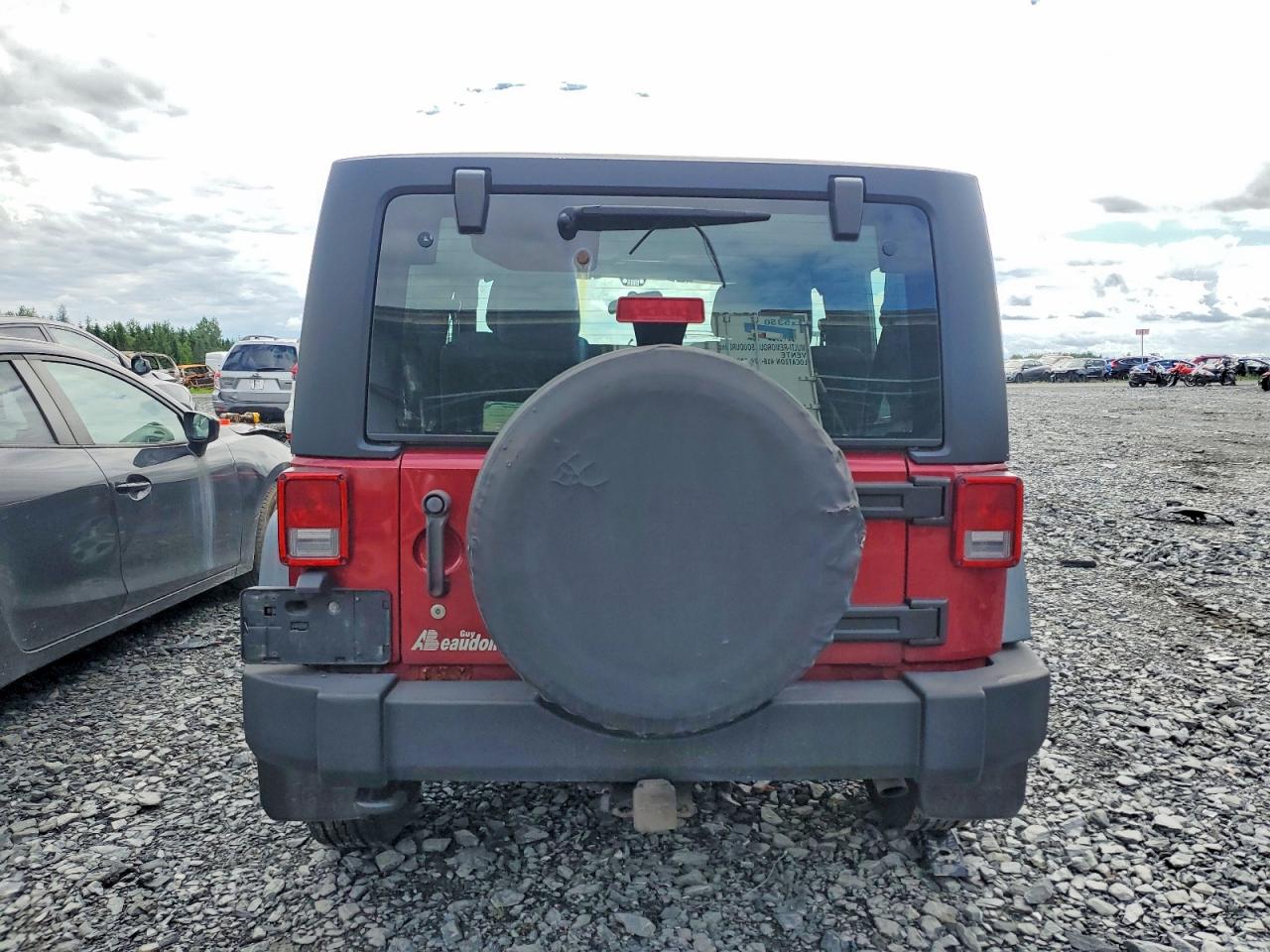 2011 Jeep Wrangler Sport Burgundy vin: 1J4AA2D14BL600130
