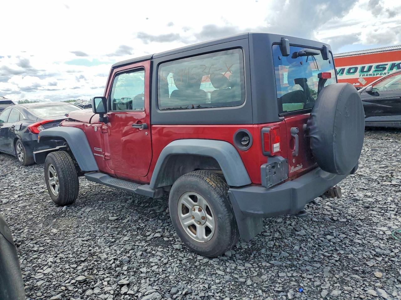 2011 Jeep Wrangler Sport Burgundy vin: 1J4AA2D14BL600130