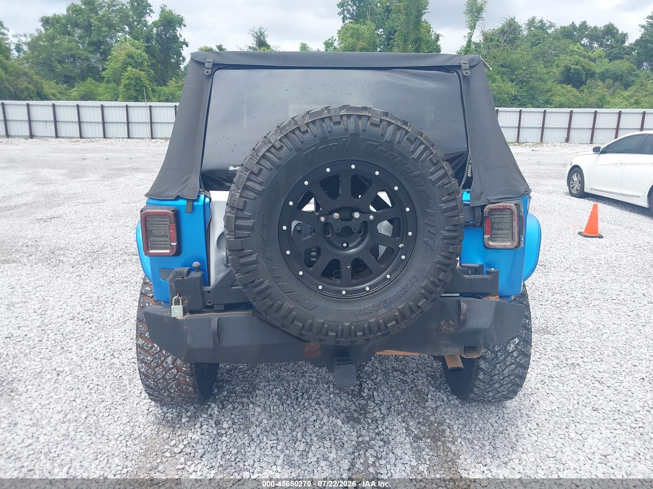2010 Jeep Wrangler Sport Blue vin: 1J4AA2D15AL136991