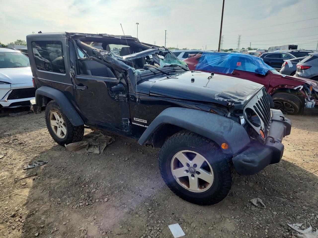 2010 Jeep Wrangler Sport Black vin: 1J4AA2D15AL140684