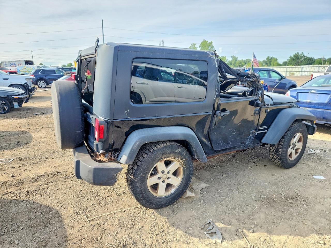 2010 Jeep Wrangler Sport Black vin: 1J4AA2D15AL140684
