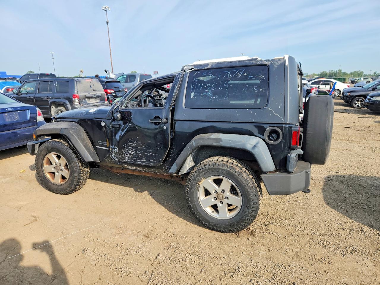 2010 Jeep Wrangler Sport Black vin: 1J4AA2D15AL140684